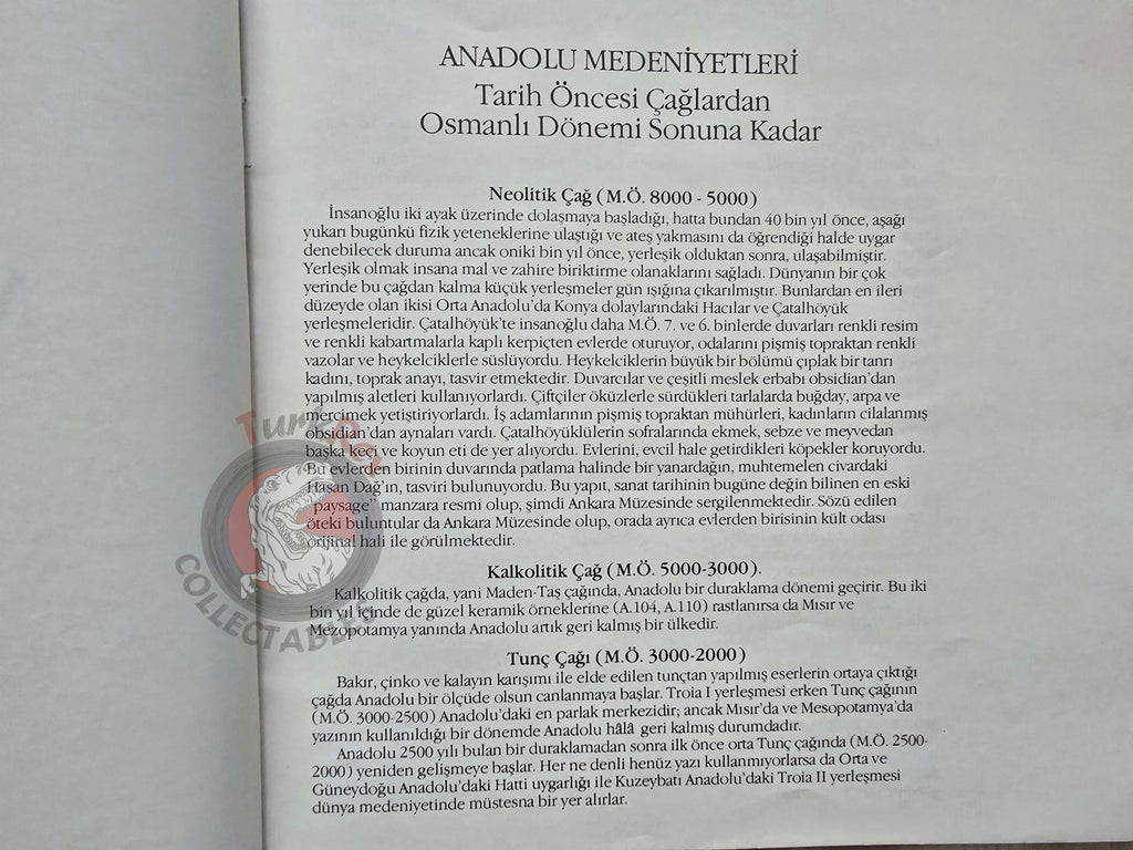 Anatolian Civilizations 1983 Turkish Book Turkey 8th European Art Exhibition of the Council of Europe