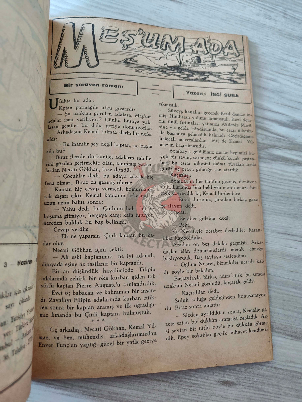 1001 Roman 1941 Red Eagles Turkish Comic Mag Turkey