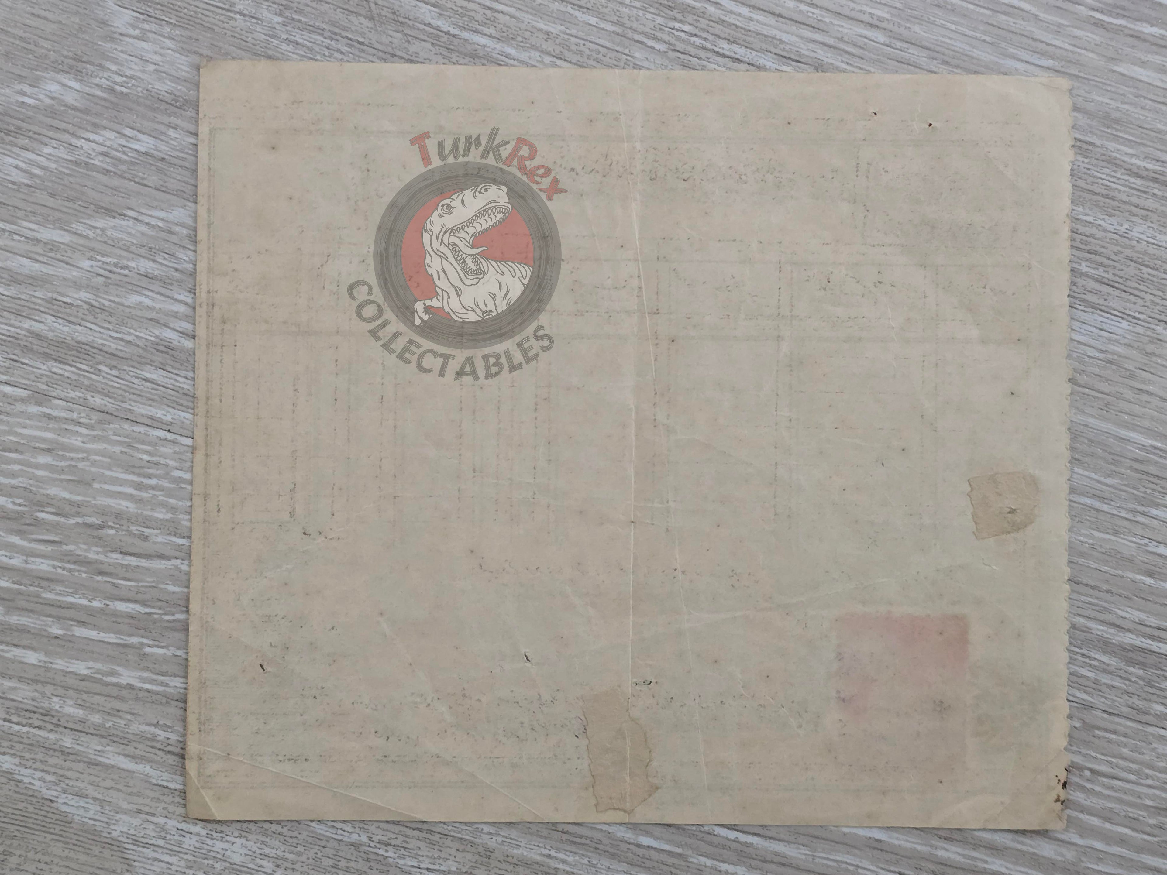 Ottoman 1913 Vakıf Rent Receipt for Two Properties Foundation Waqf Beyoğlu Armenian Citizen Armenia