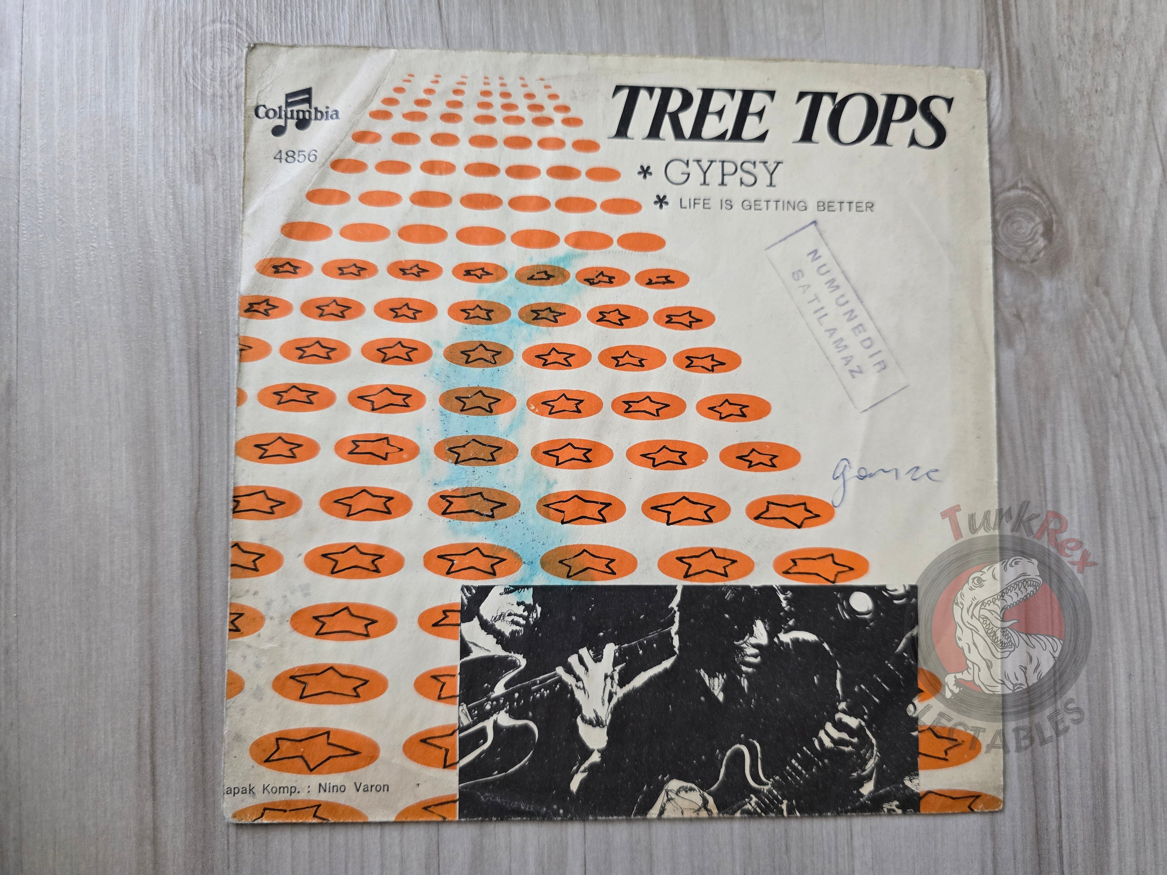 The Treetops – Gypsy 7" Turkish Pressing Cover Only Turkey Edition Promo