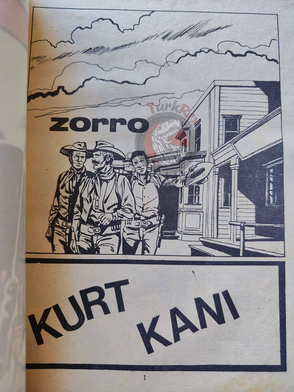 Zorro #3 1980s Turkish Comic Turkey Il Segno di Zorro
