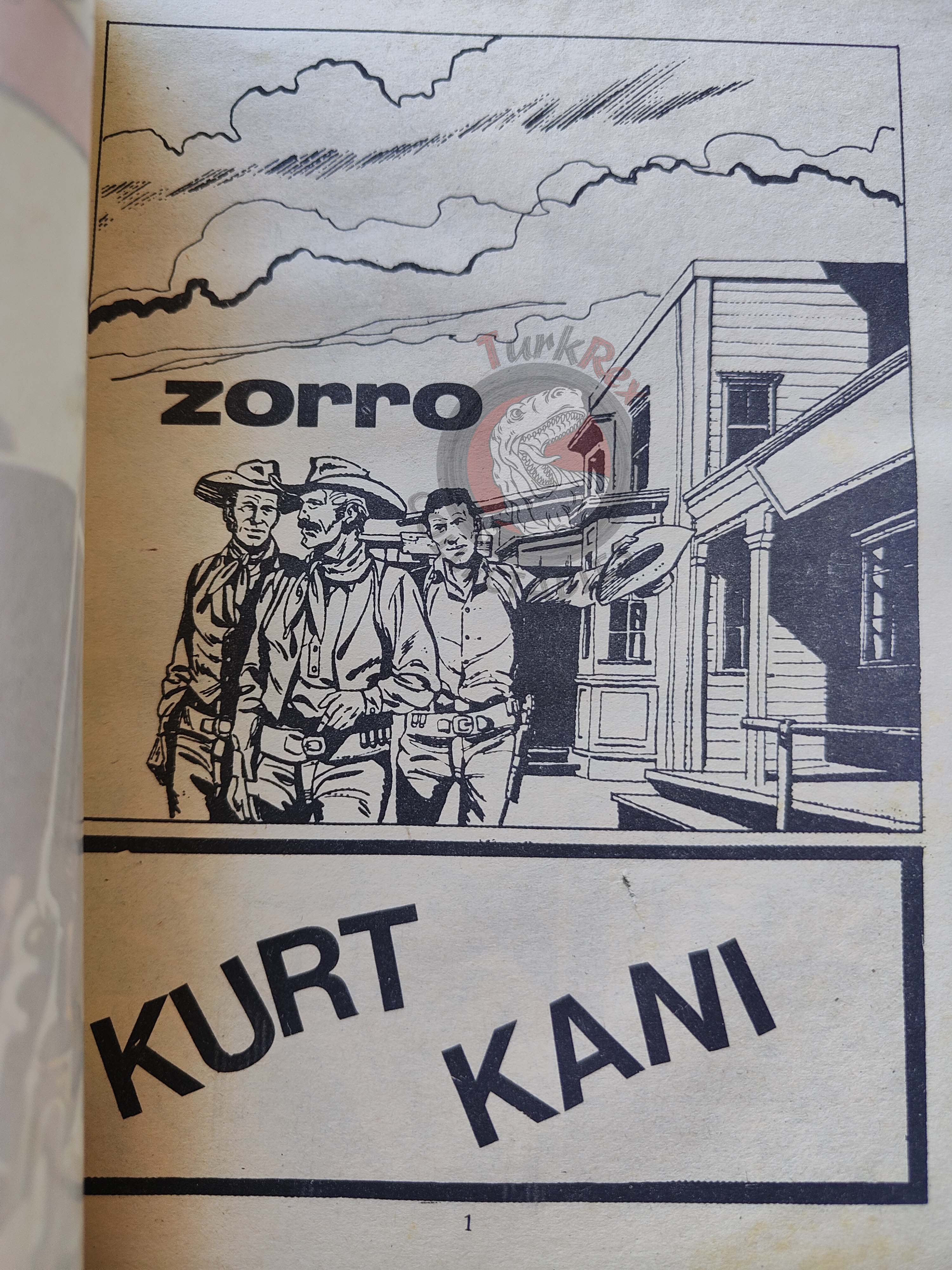 Zorro #3 1980s Turkish Comic Turkey Il Segno di Zorro