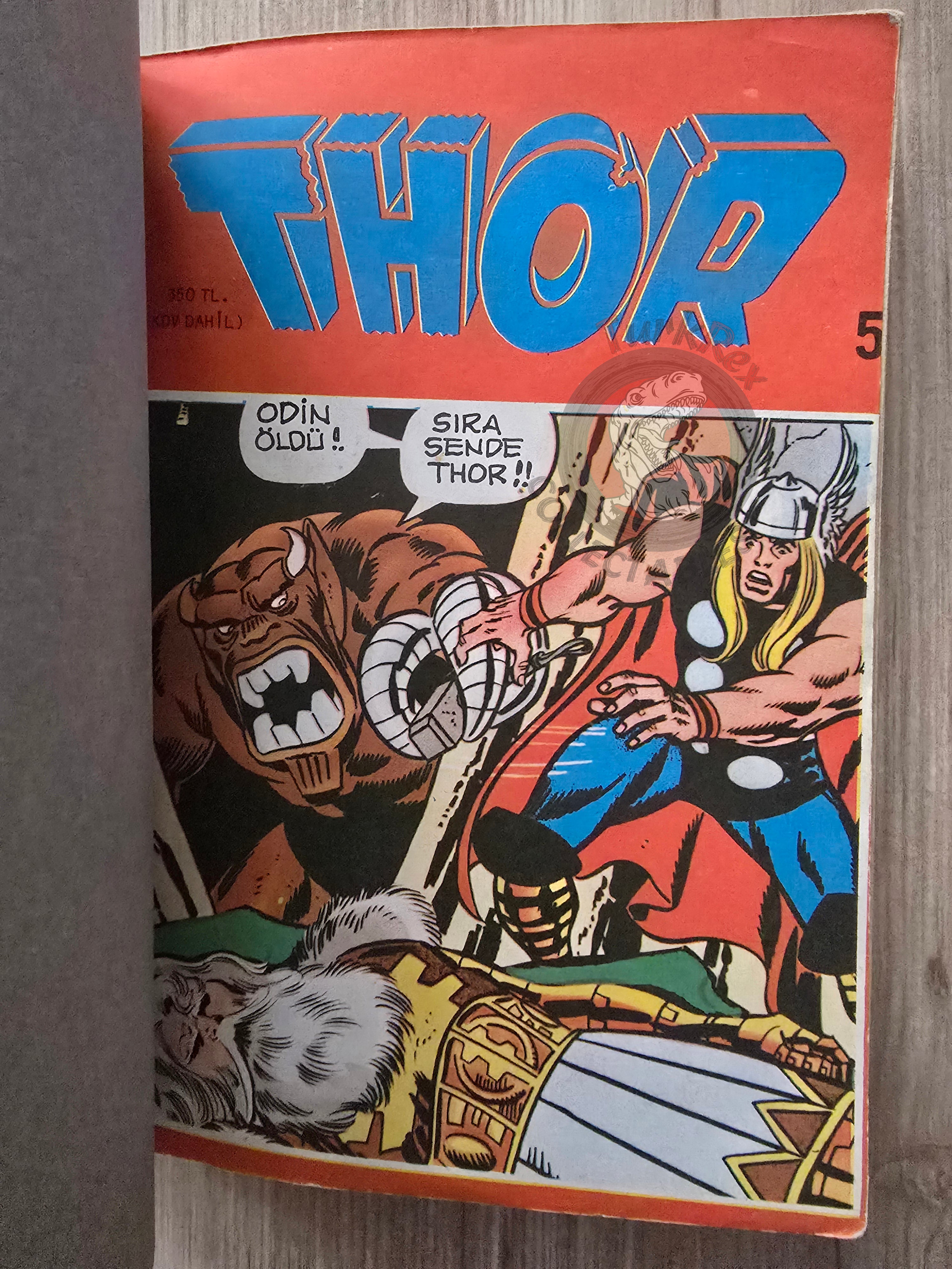 Thor Vol #3 1987 Turkish Comic Turkey The Mighty Thor #197–204 cover #195