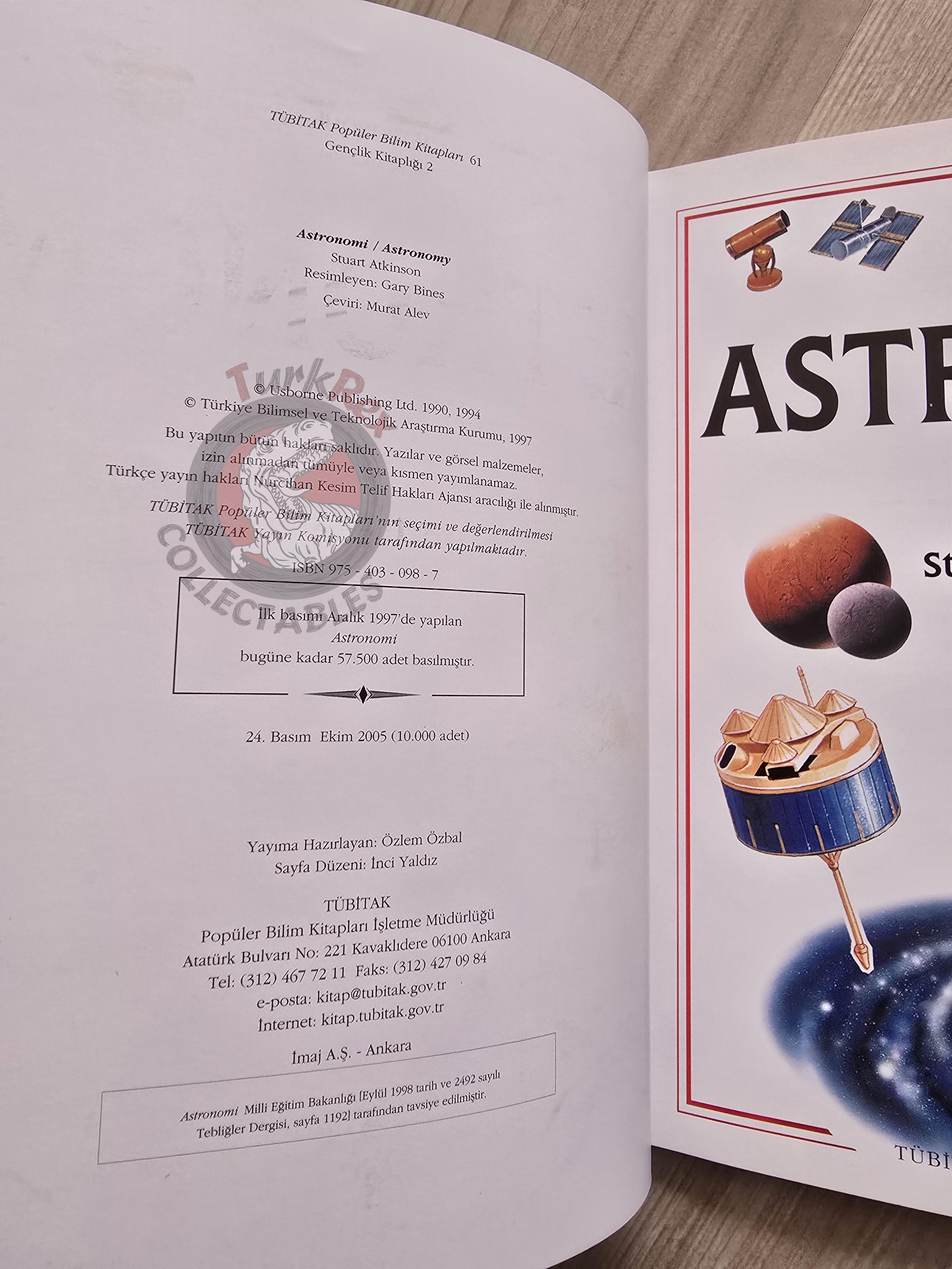 Stuart Atkinson – Astronomy 2005 Turkish Book Turkey