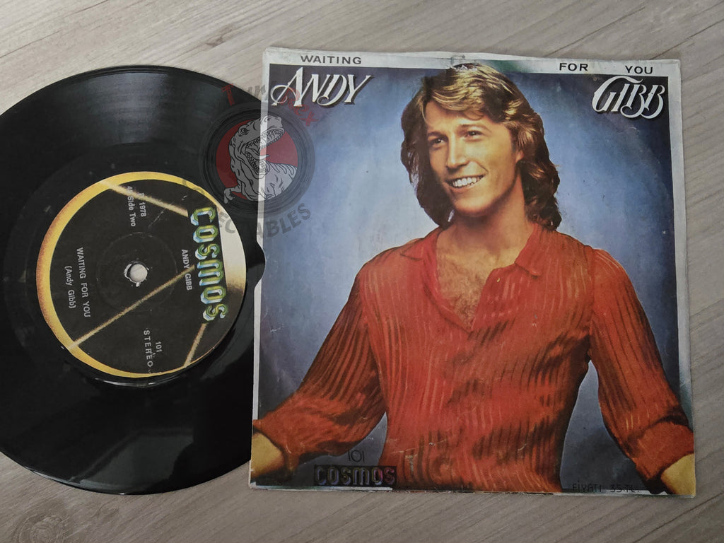 Andy Gibb – Shadow Dancing 7" Turkish Pressing Vinyl Turkey Edition Bee Gees