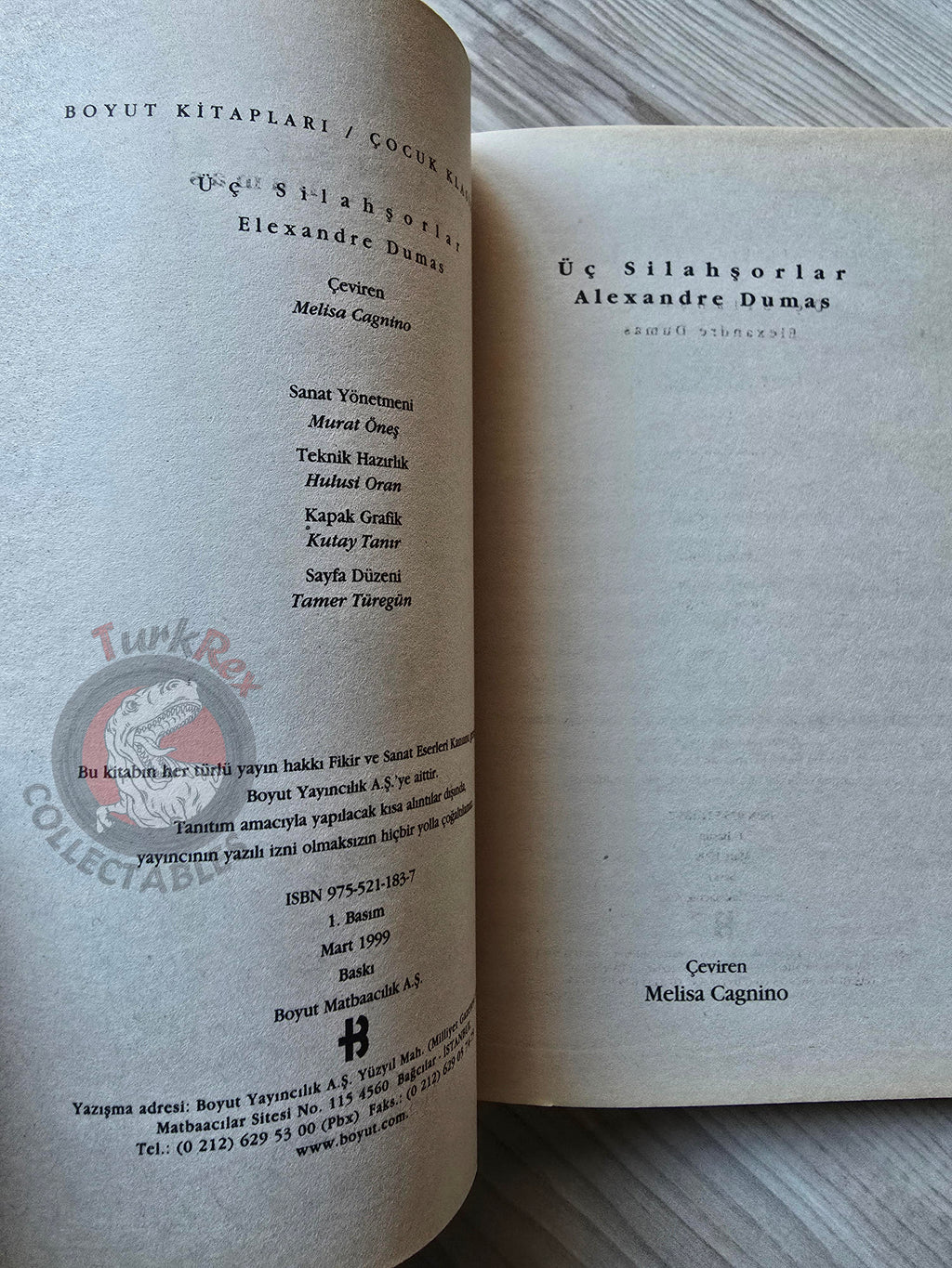 Alexandre Dumas – The Three Musketeers 1999 Turkish Book Turkey