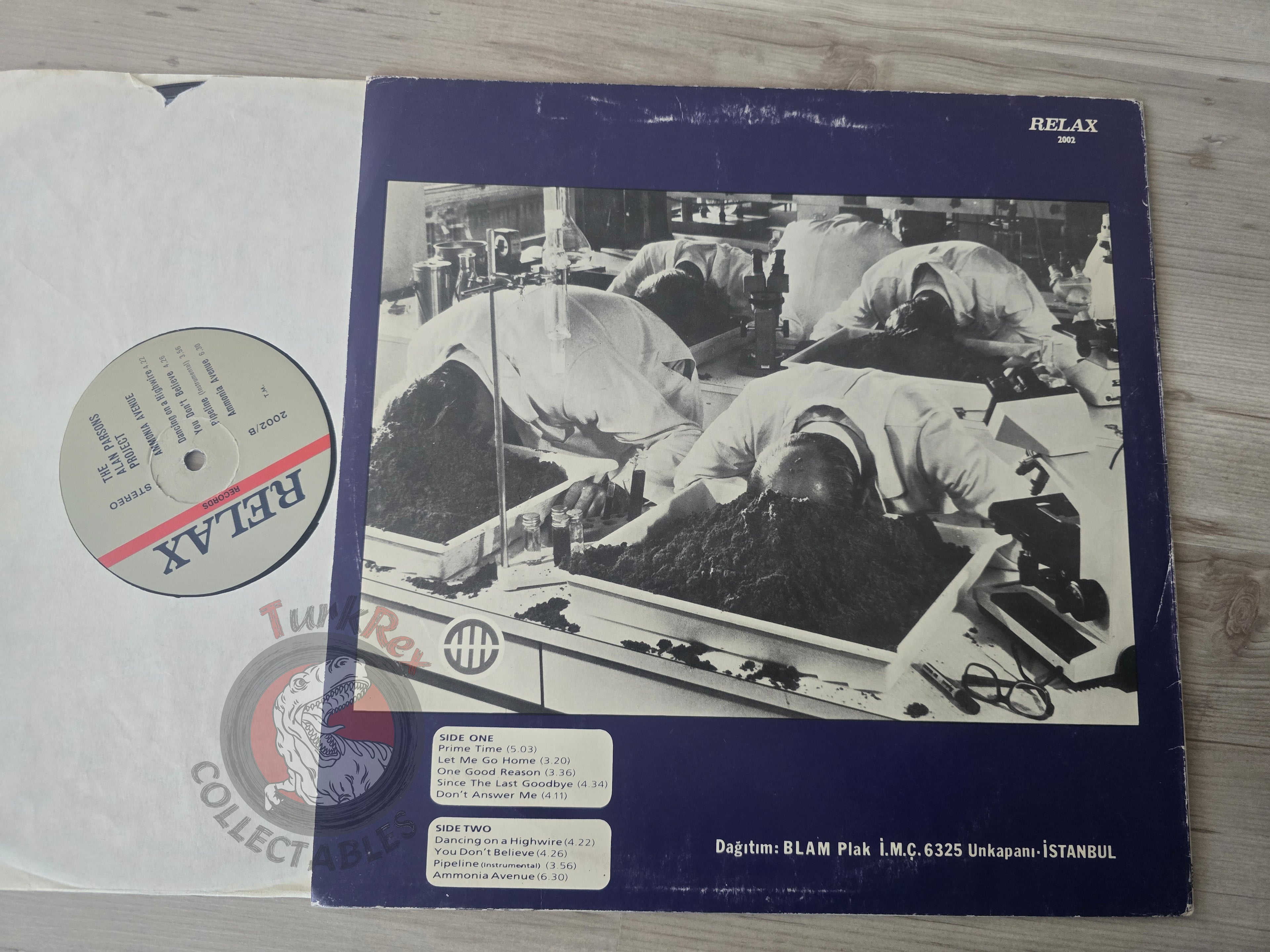 The Alan Parsons Project – Ammonia Avenue Turkish Pressing Vinyl Turkey Edition