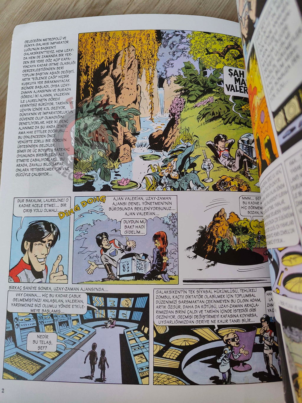 Valérian and Laureline #1 The City of Shifting Waters 2002 Turkish Comic Turkey et