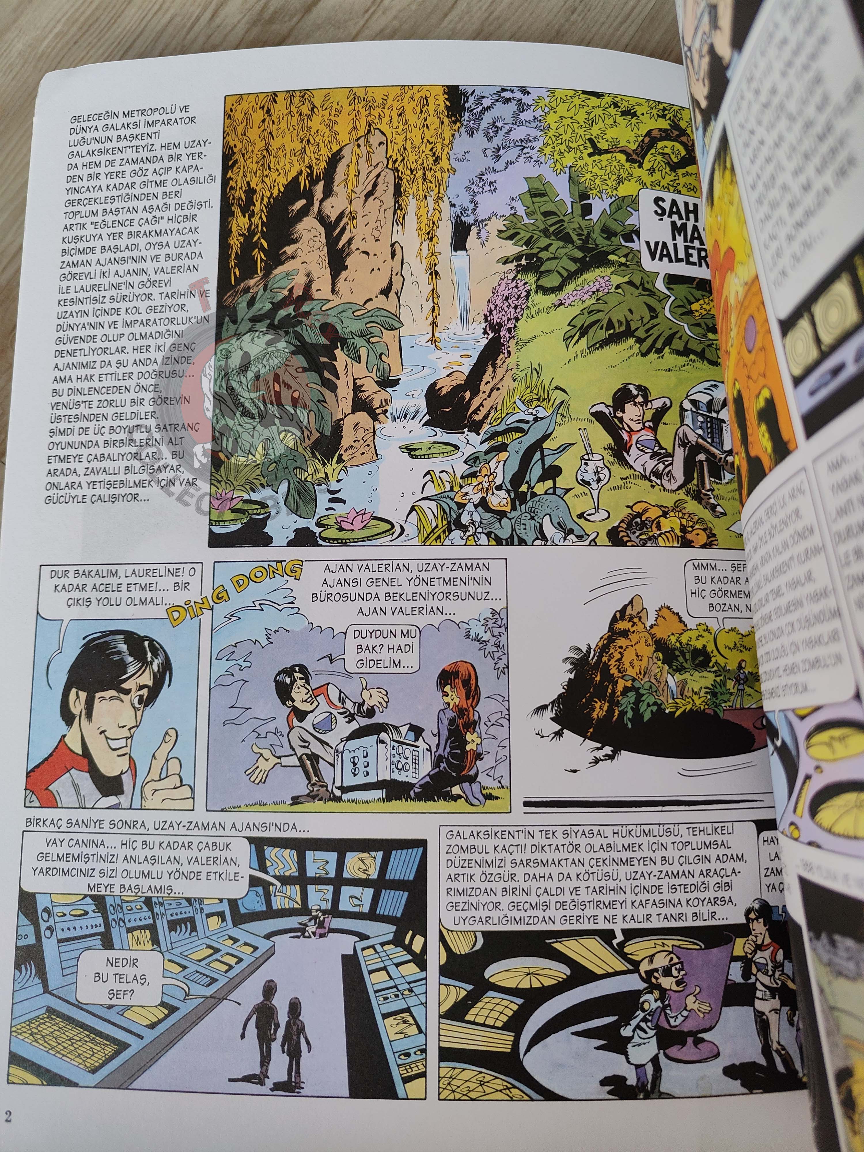 Valérian and Laureline #1 The City of Shifting Waters 2002 Turkish Comic Turkey et