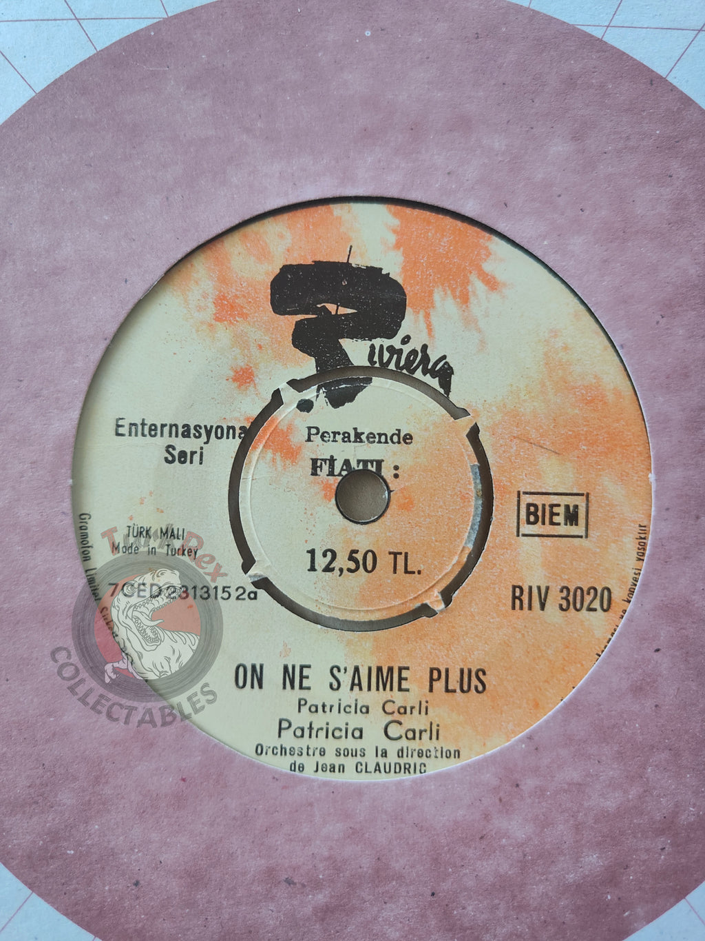 Patricia Carli – Attends 7" Turkish Pressing Vinyl Turkey Edition