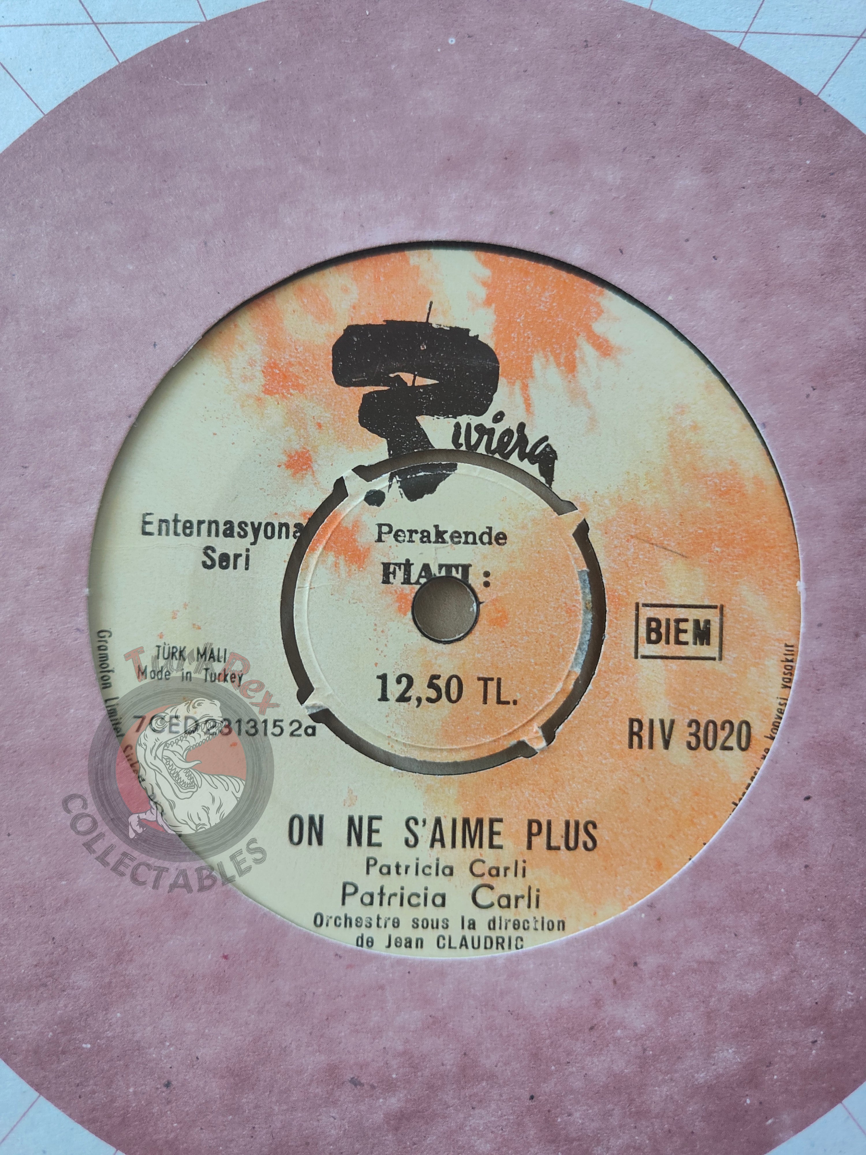 Patricia Carli – Attends 7" Turkish Pressing Vinyl Turkey Edition