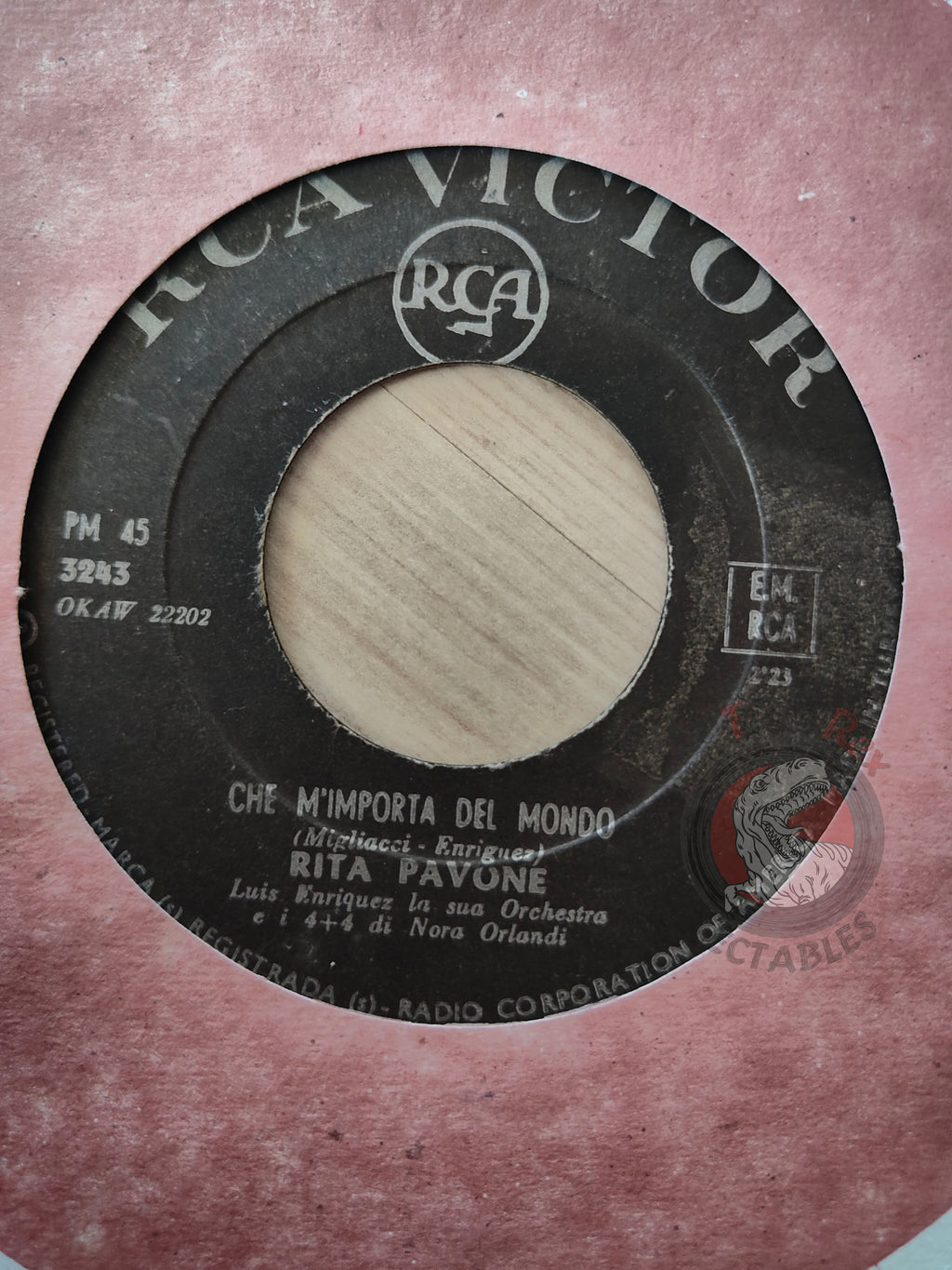 Rita Pavone – Datemi Un Martello = If I Had A Hammer 7" Turkish Pressing Vinyl Turkey Edition