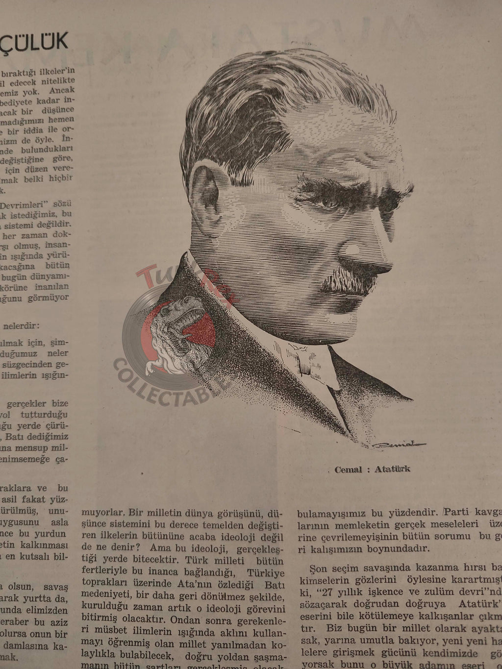Varlık 1957 Atatürk Turkish Literary Mag Turkey Ataturk Anıtkabir