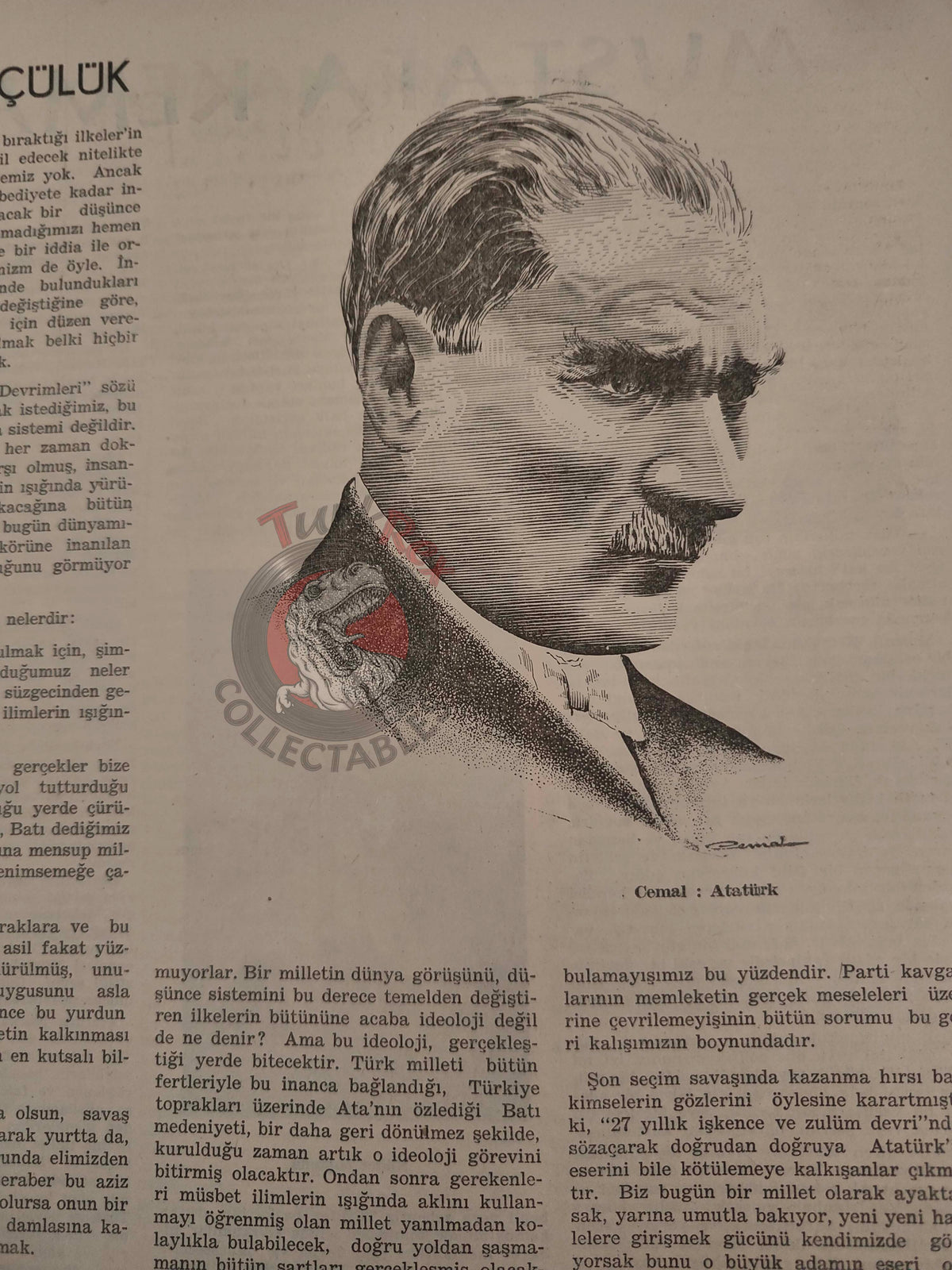 Varlık 1957 Atatürk Turkish Literary Mag Turkey Ataturk Anıtkabir