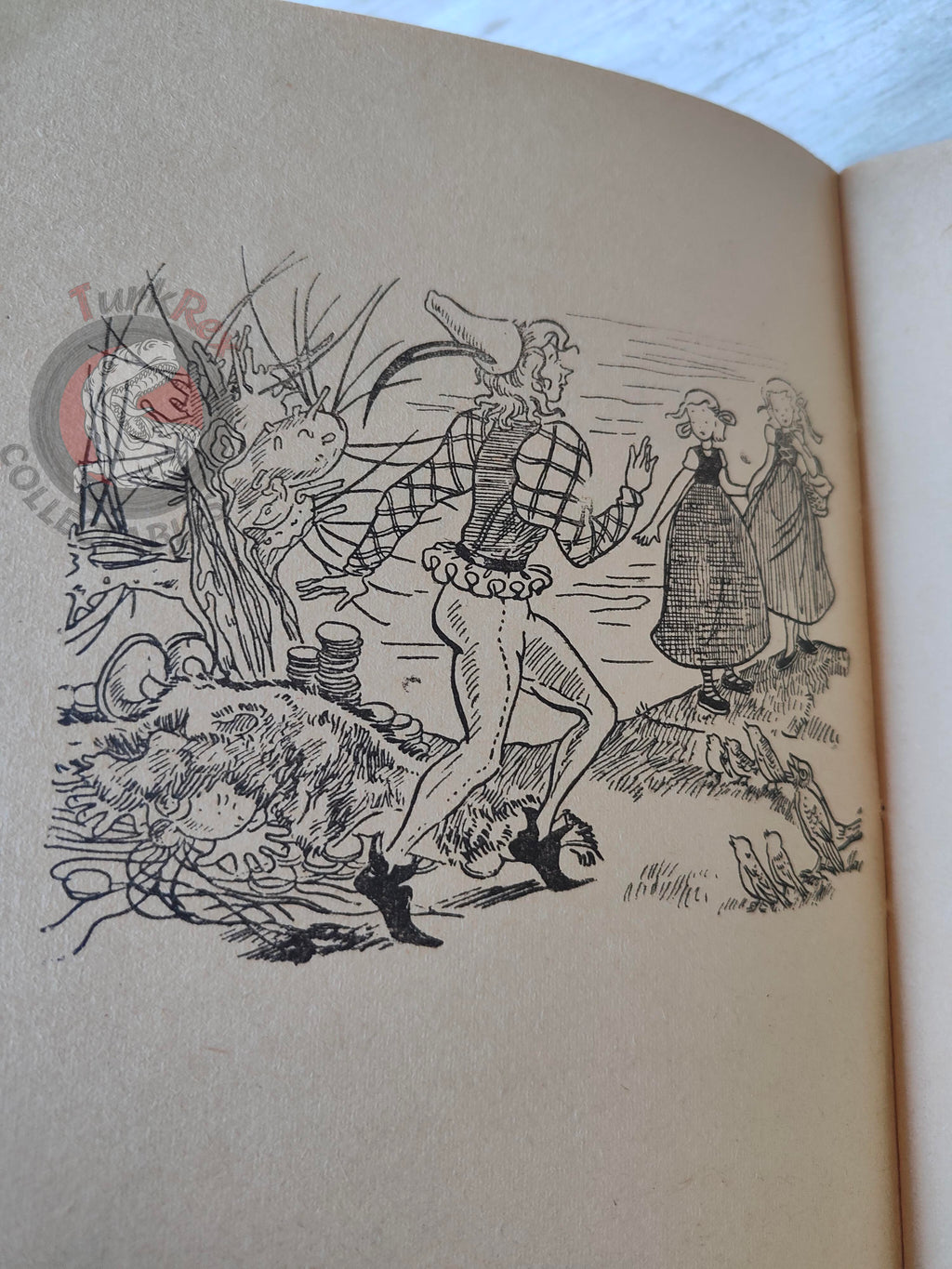 Grimm Brothers –  The Wren and the Bear 1965 Turkish Book Turkey Illustrated