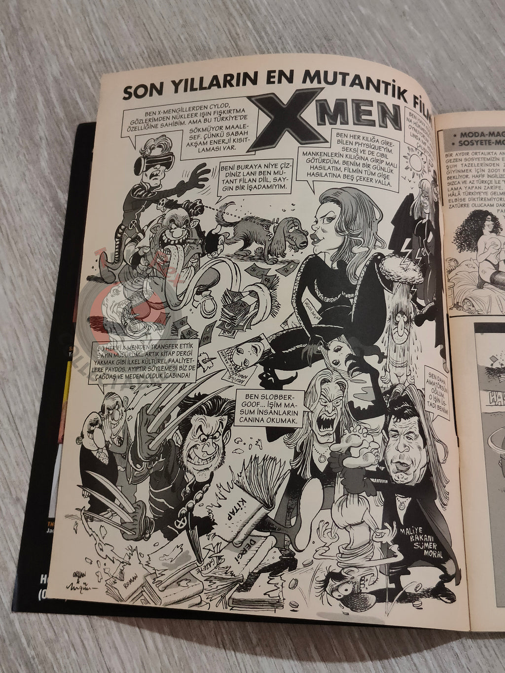 Mad Magazine #5 2000 Turkish Comic Turkey X-Men Sergio Aragonés Don Martin