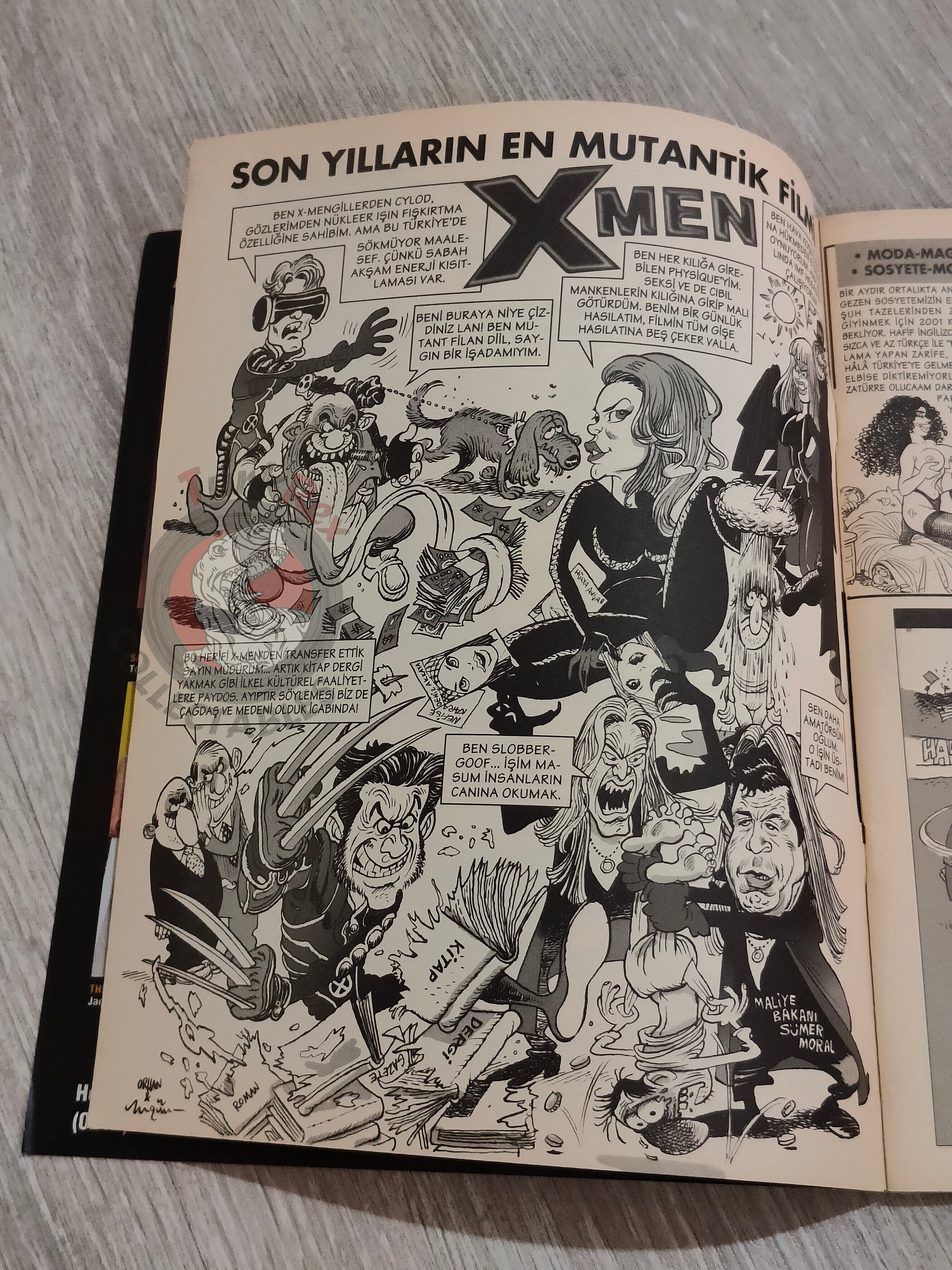 Mad Magazine #5 2000 Turkish Comic Turkey X-Men Sergio Aragonés Don Martin