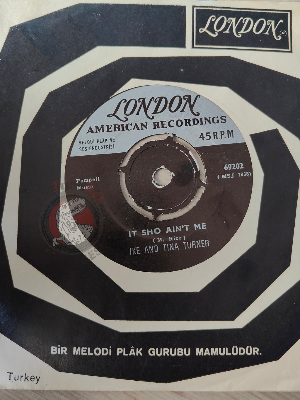 Ike & Tina Turner – We Need An Understanding 7" Turkish Pressing Vinyl Turkey Edition