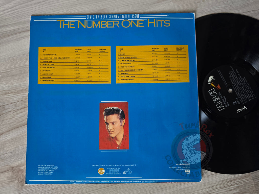 Elvis Presley – The Number One Hits Turkish Pressing Vinyl Turkey Edition