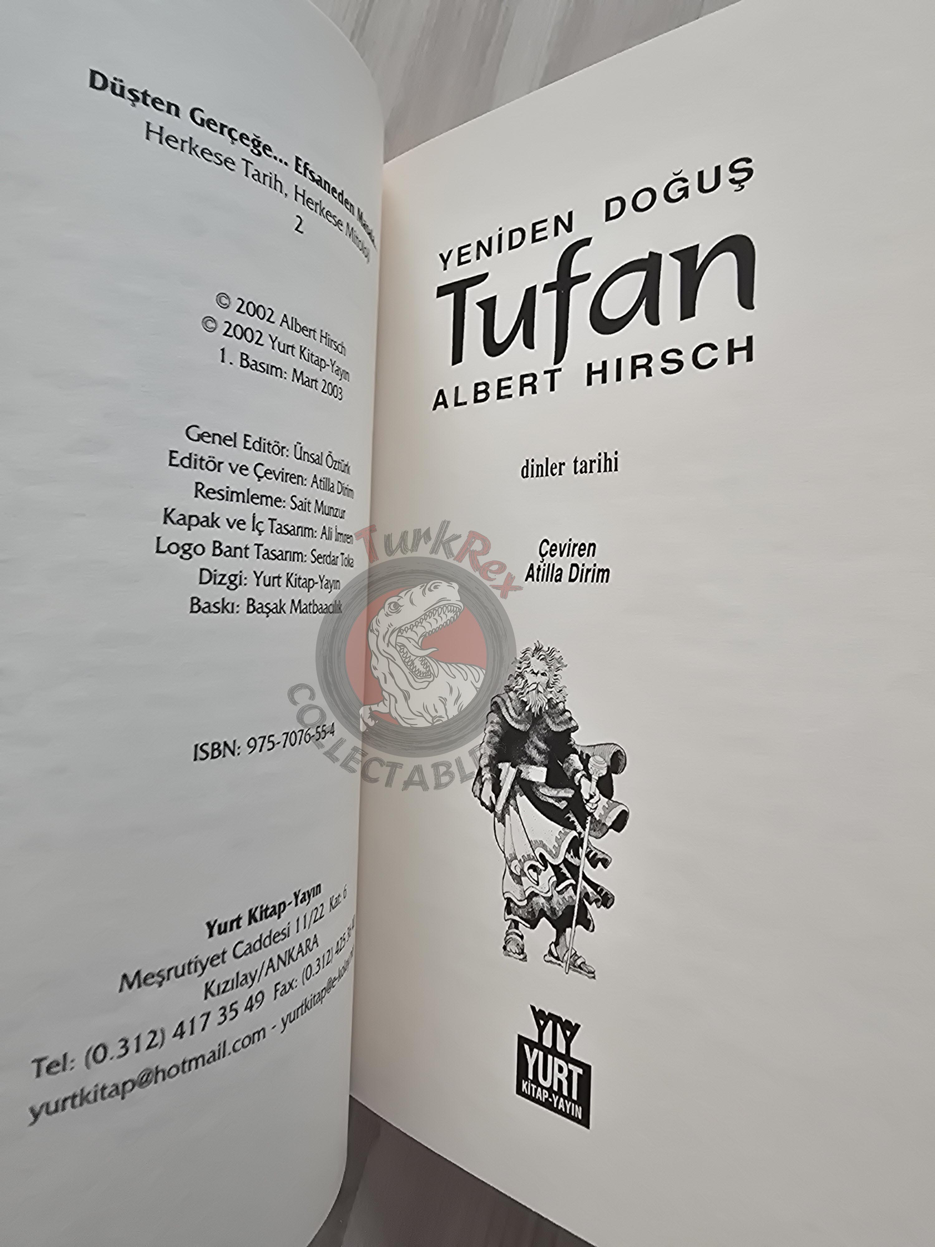 Flood Myth – Albert Hirsch 2003 Turkish Book Turkey Illustrated by Turkish Artist