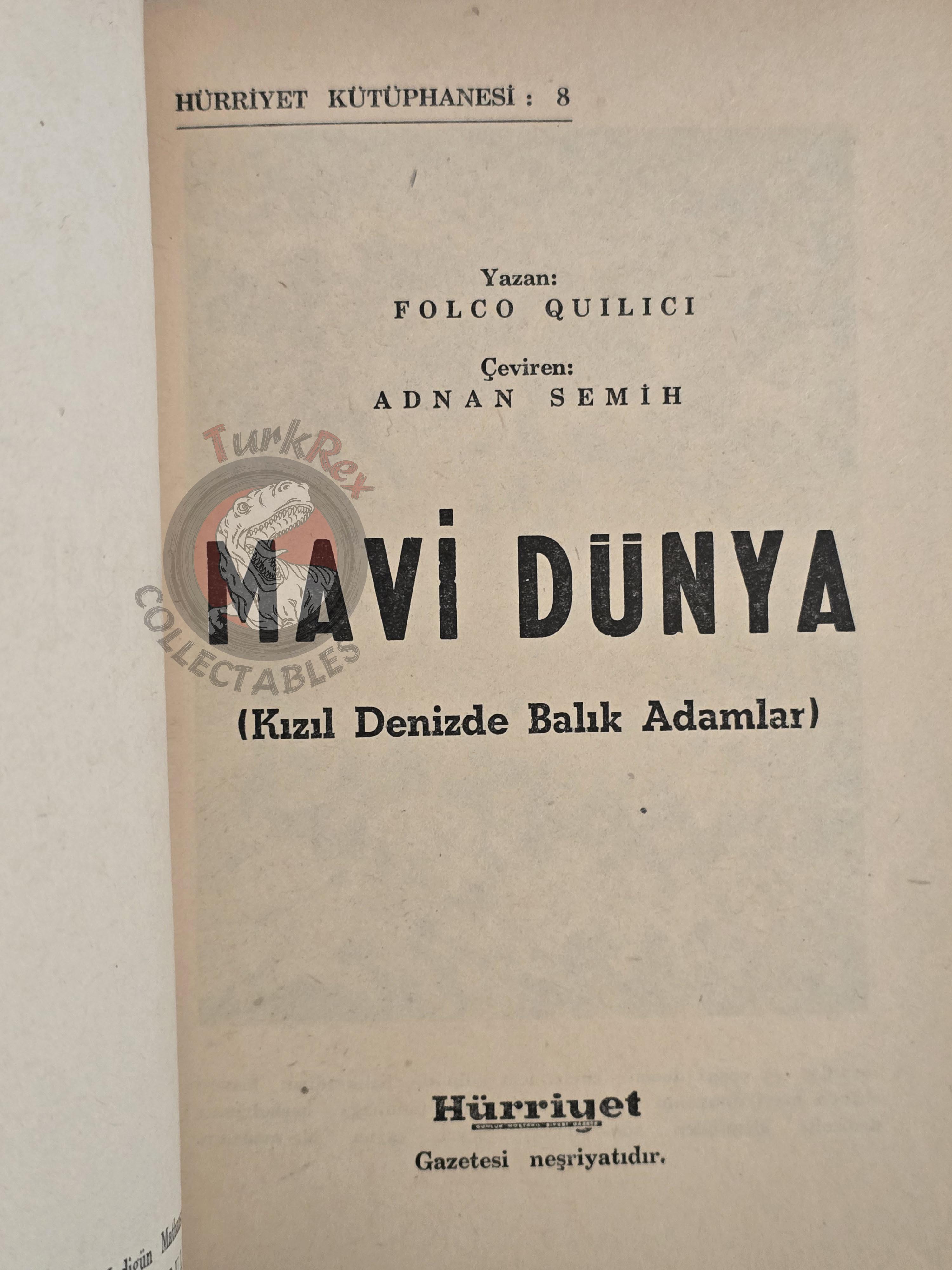 Folco Quilici – Sesto Continente 1956 1st Turkish Book Turkey