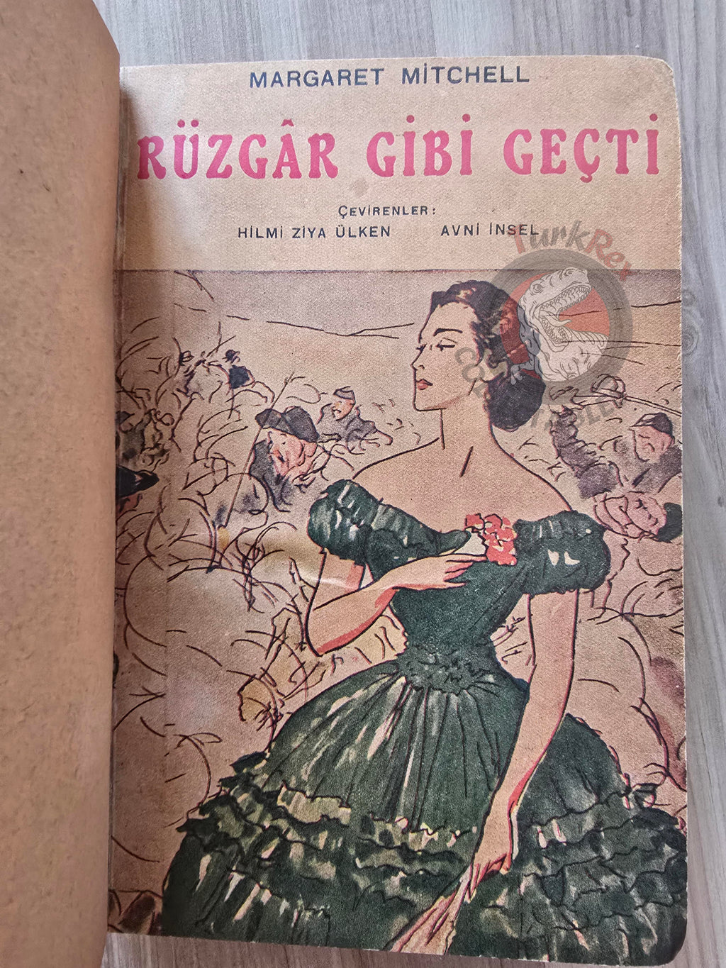 Margaret Mitchell – Gone with the Wind 1942 1st Turkish Book Turkey