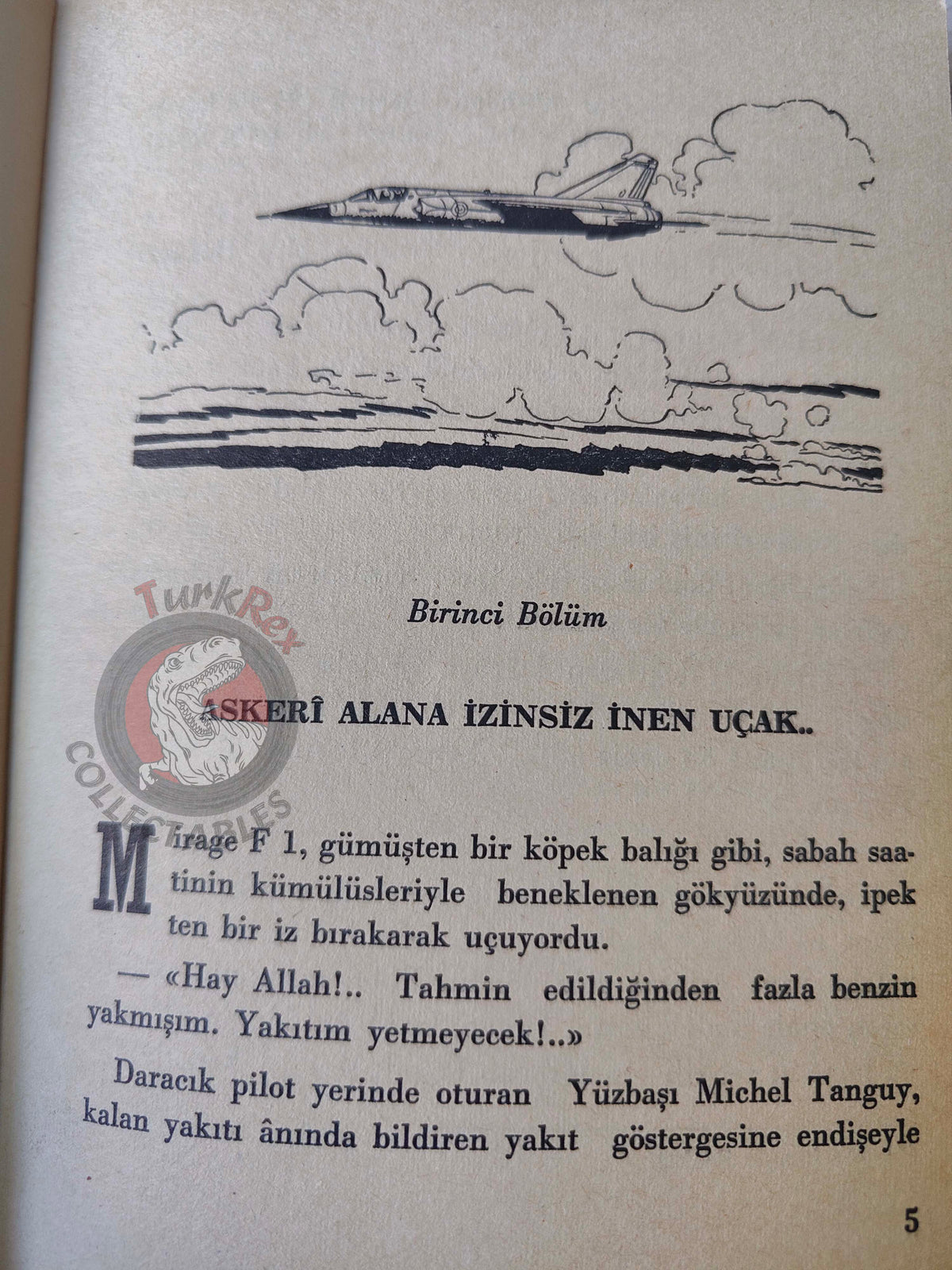 Jean Michel Charlier – The Plane That Killed Its Pilots 1974 Turkish Book Turkey Illustrated