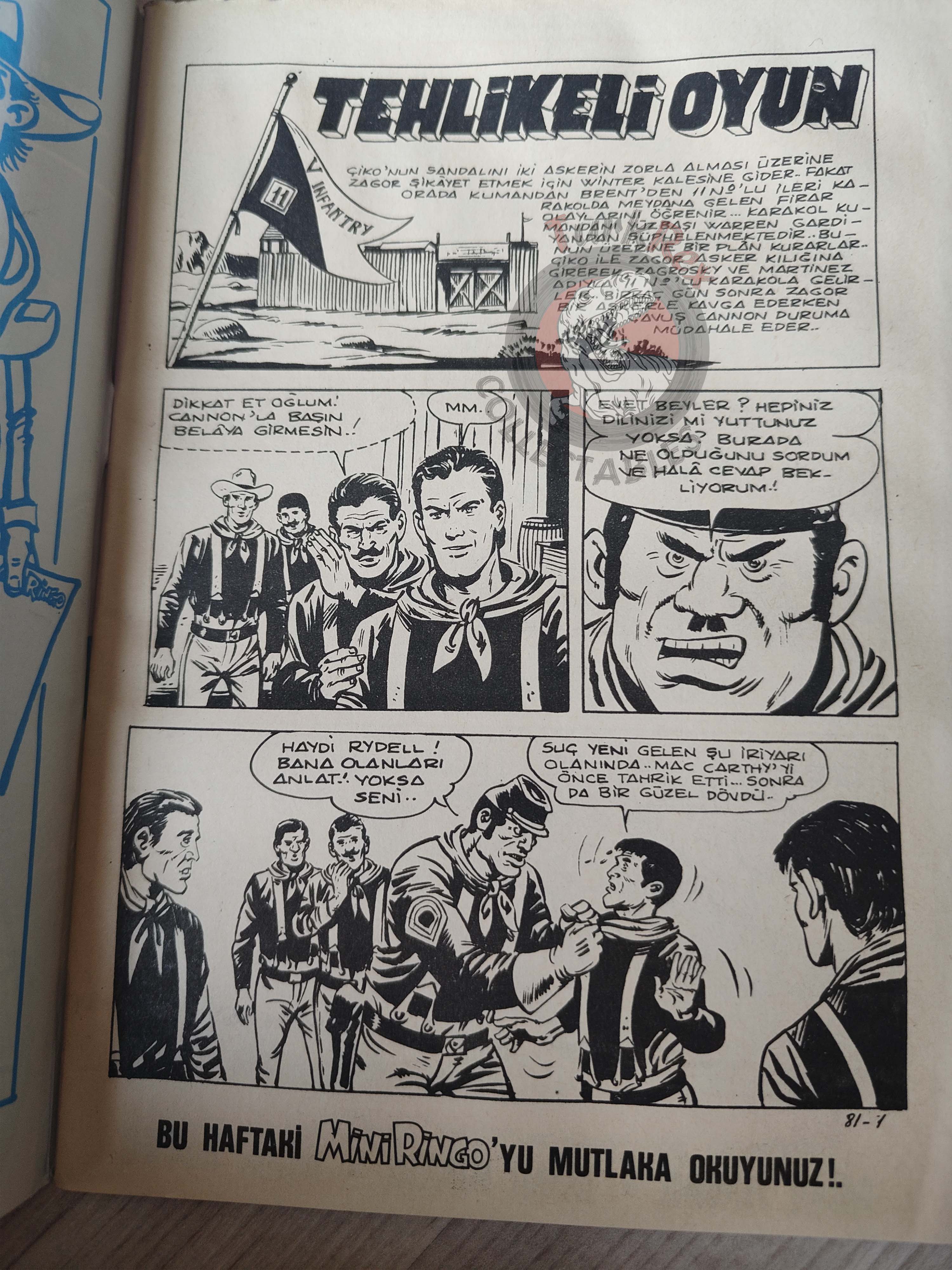 Zagor #81 1971 Avventura a Kingston Turkish Comic Turkey L'Avamposto Ignoto