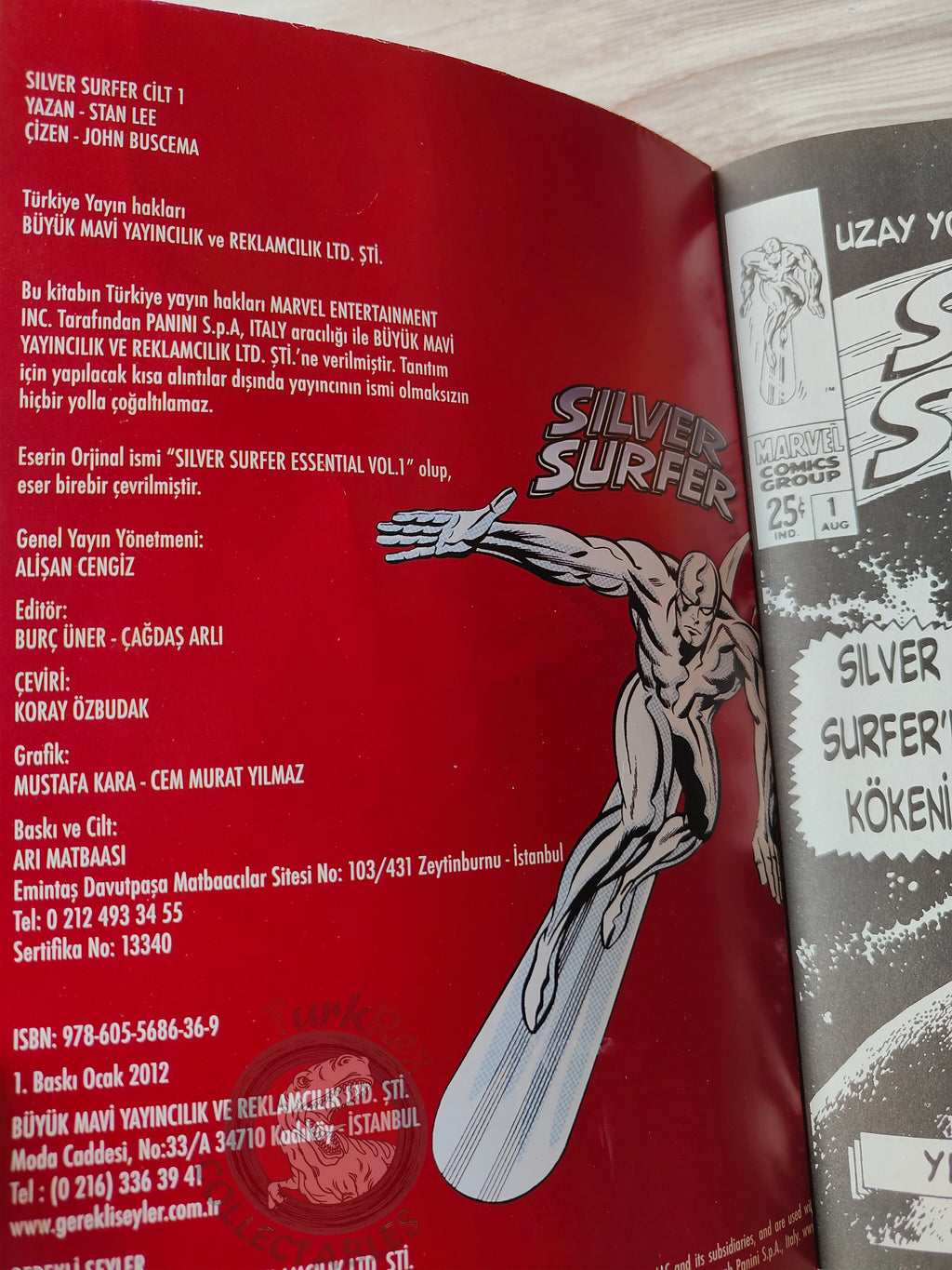 Silver Surfer Essential Vol #1 2012 Turkish Comic Turkey #1 - #6