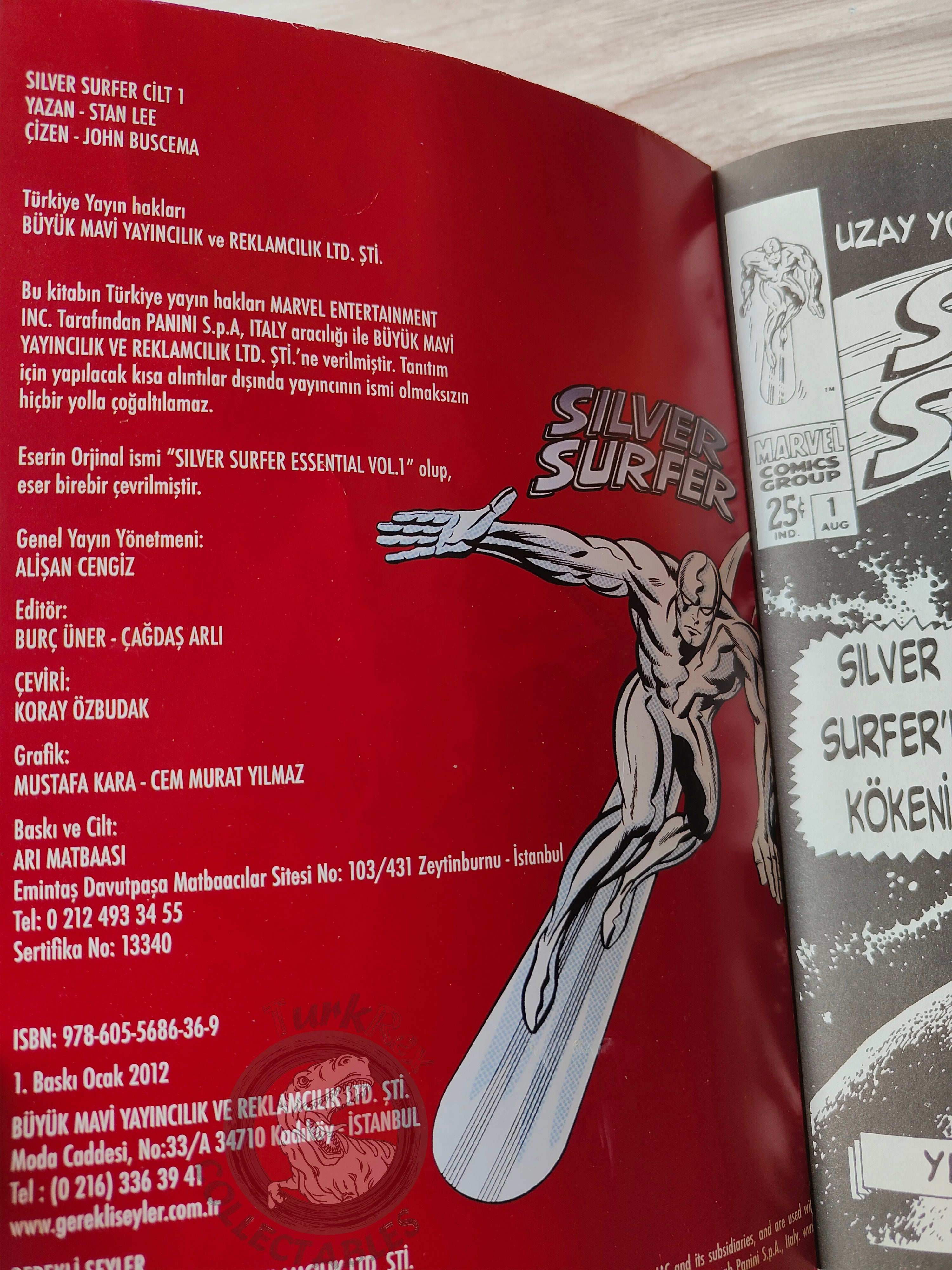 Silver Surfer Essential Vol #1 2012 Turkish Comic Turkey #1 - #6