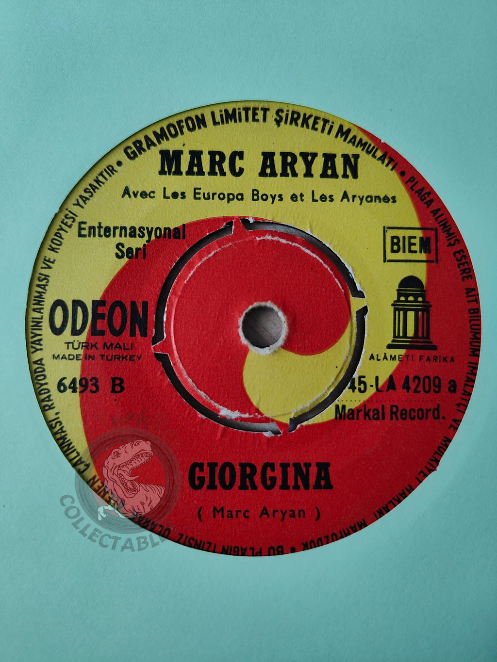 Marc Aryan – Giorgina / Katy 7" Turkish Pressing Vinyl Turkey Edition