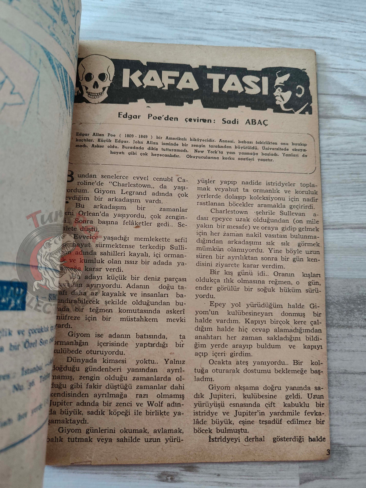 1001 Roman 1944 The Green Nest Turkish Comic Mag Turkey