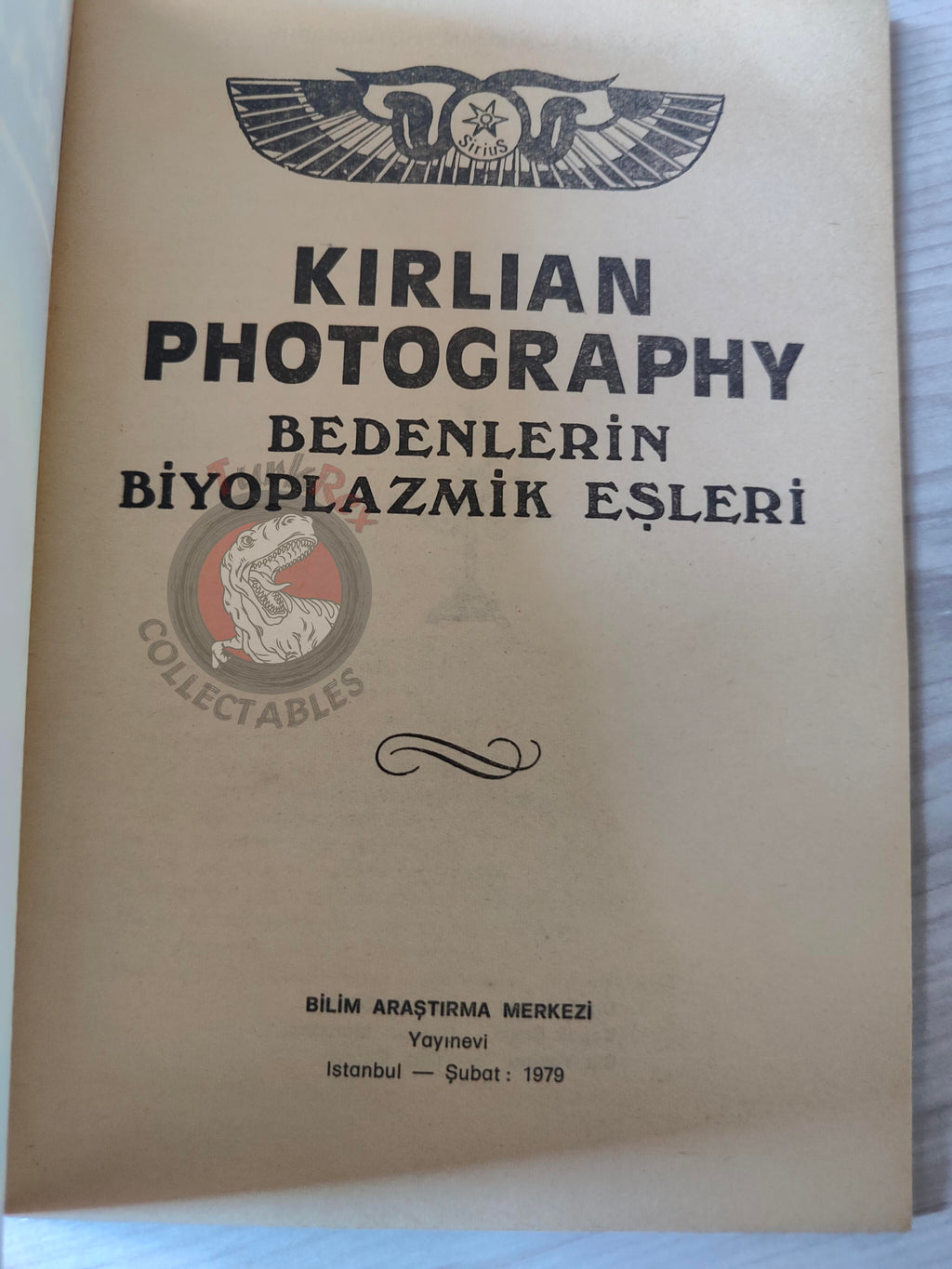 Kirlian Photography 1979 Turkish Book Turkey Parapsychology Bioenergy