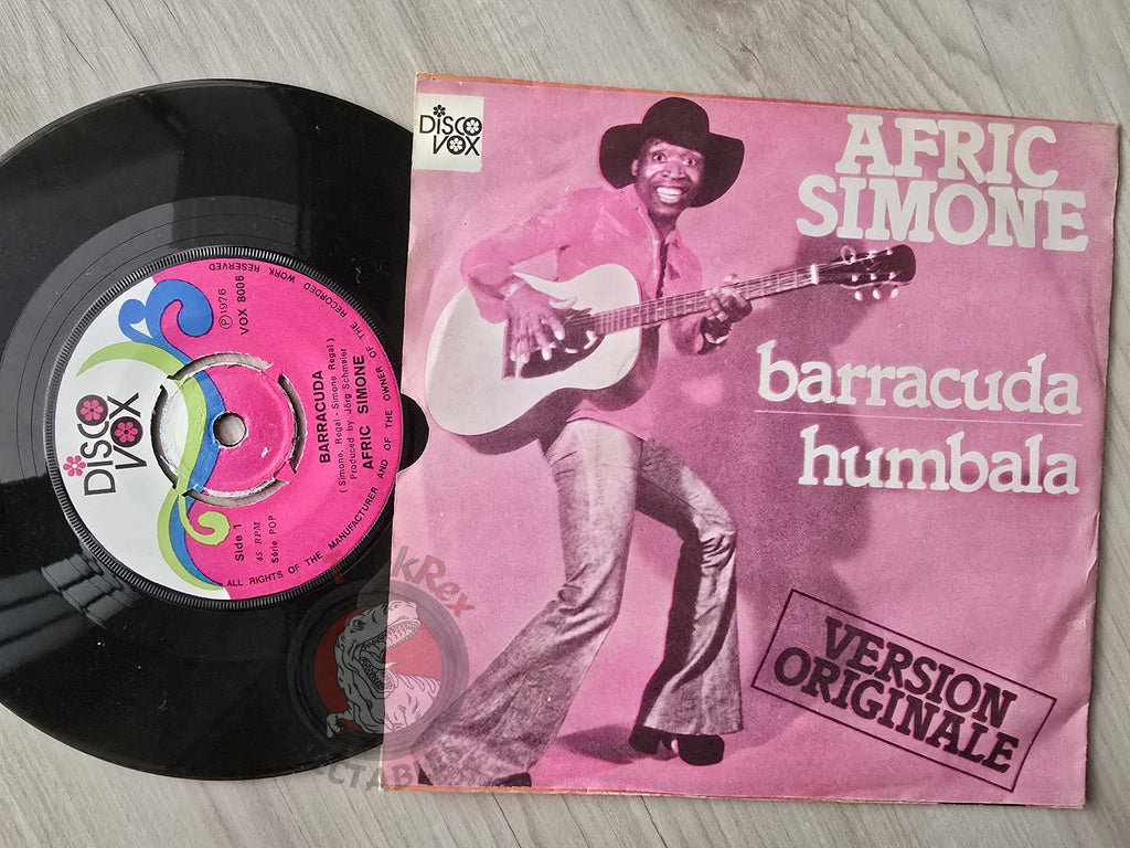Afric Simone – Barracuda / Humbala 7" Turkish Pressing Vinyl Turkey Edition