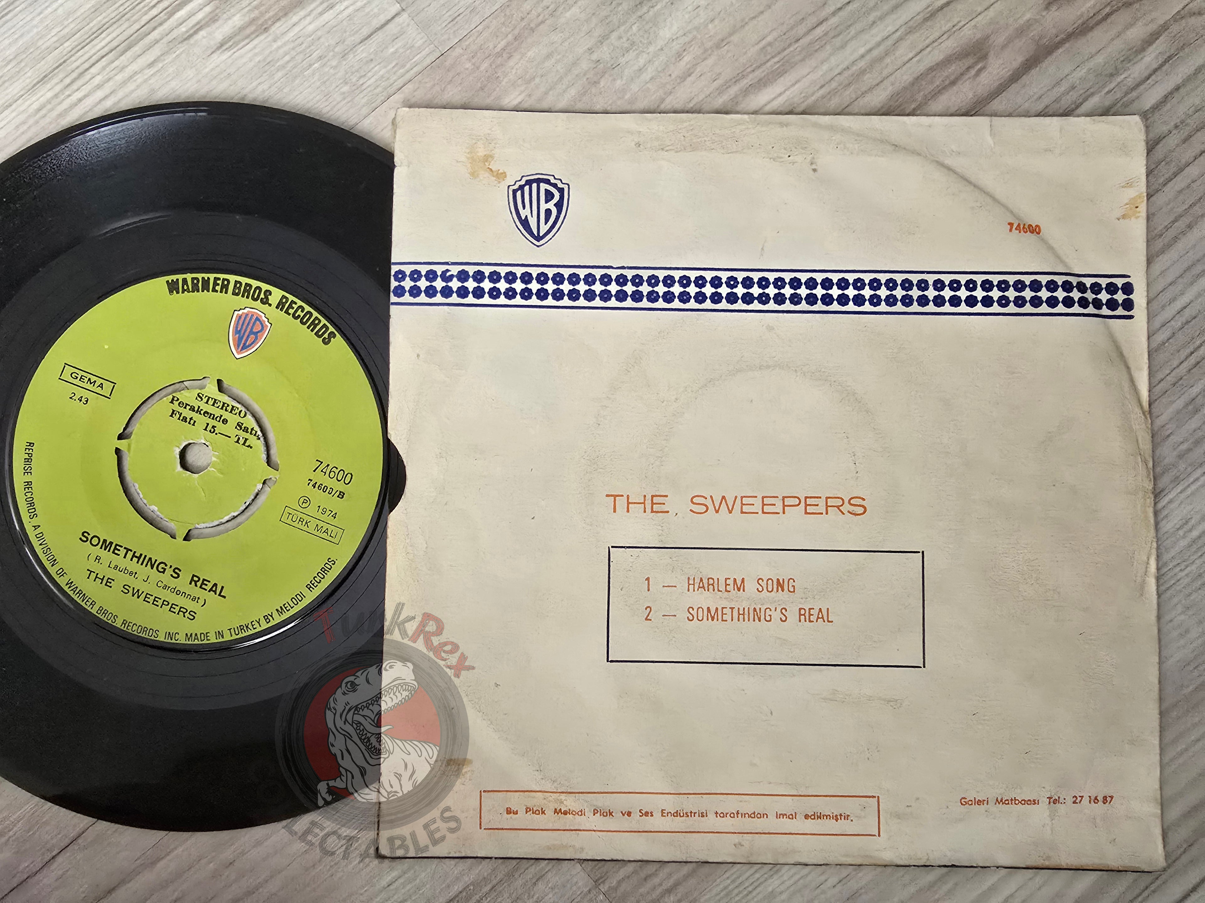 The Sweepers – Harlem Song 7" Turkish Pressing Vinyl Turkey Edition