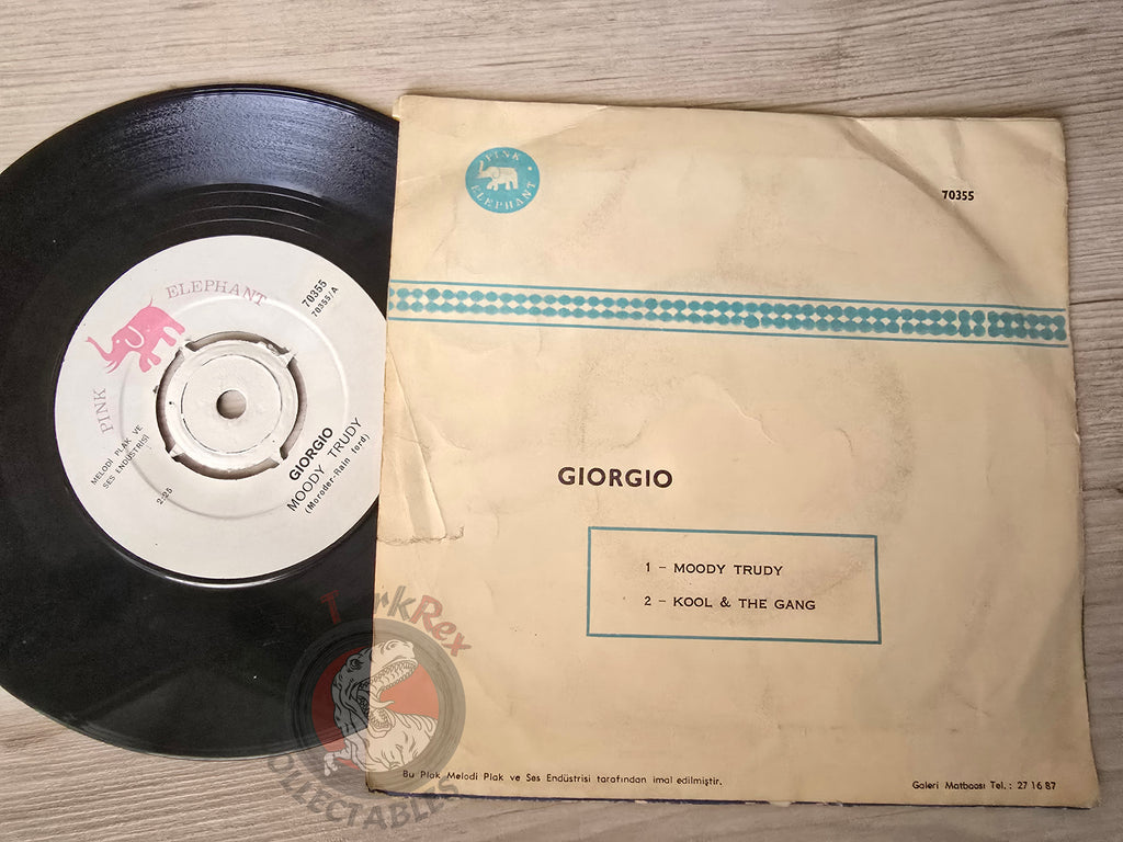 Giorgio / Kool & The Gang – Moody Trudy  7" Turkish Pressing Vinyl Turkey Edition
