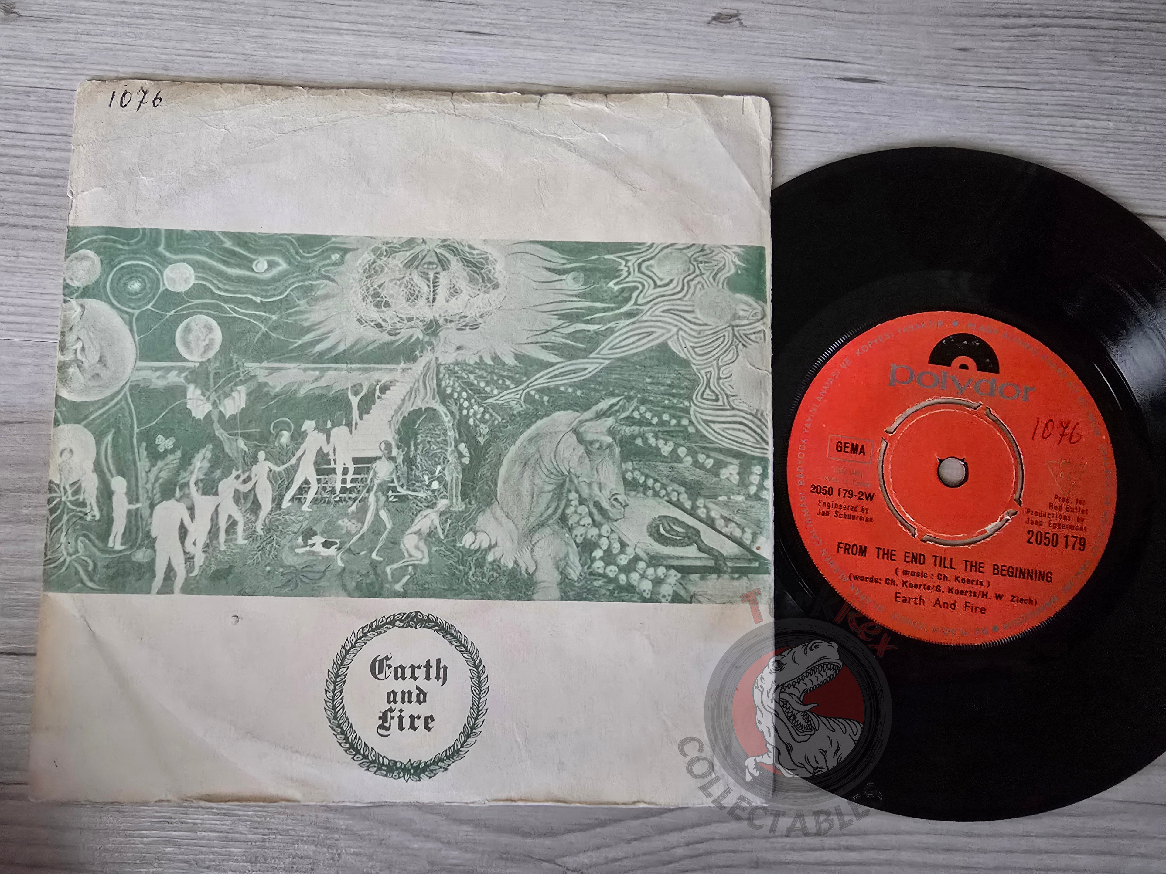 Earth & Fire – Memories 7" Turkish Pressing Vinyl Turkey Edition 1