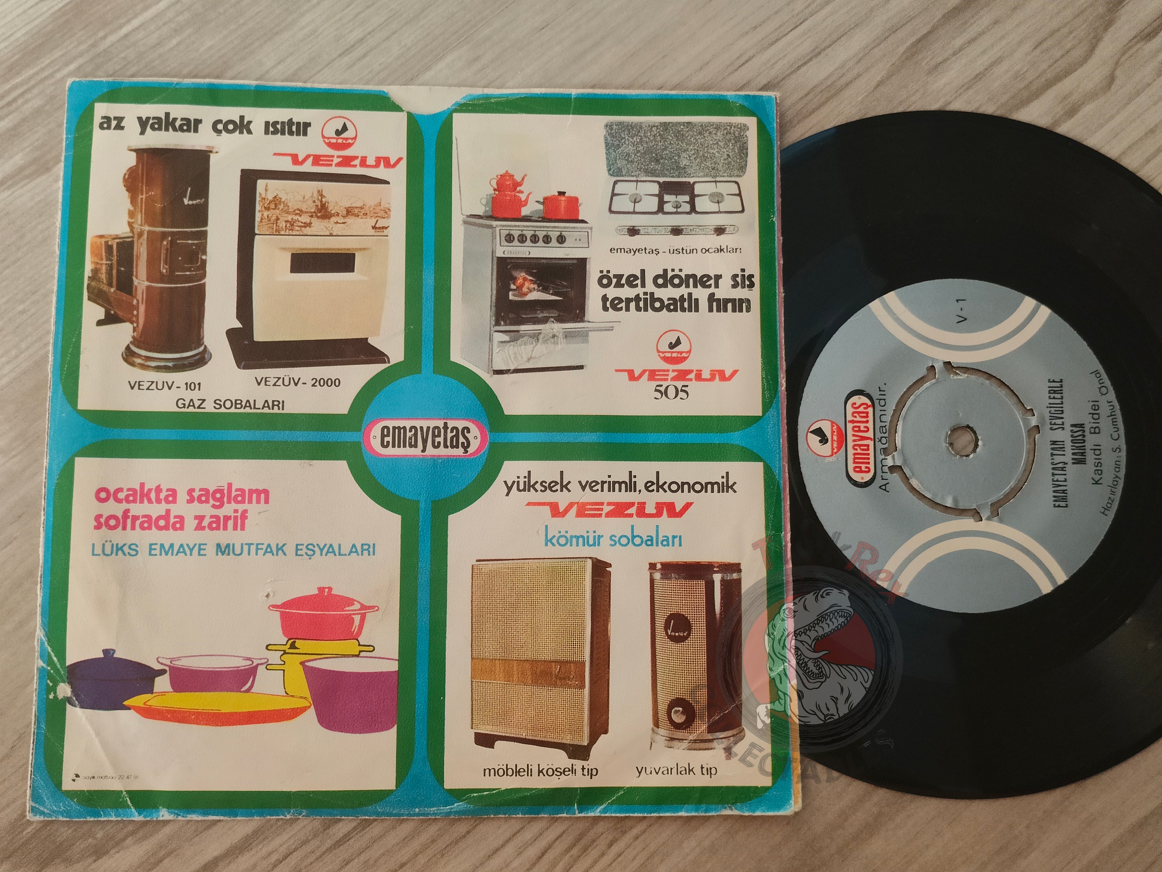 Kasıdı Bidei & Farina Migliacci – Emayetas'tan Sevgilerle 7" Turkish Pressing Vinyl Turkey Edition