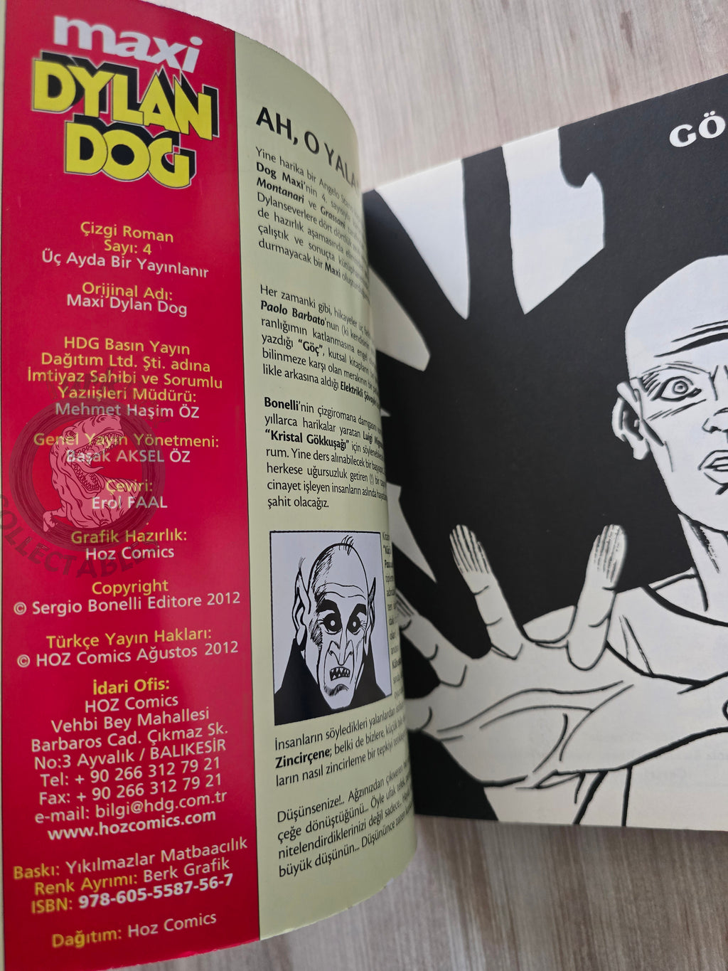 Dylan Dog Maxi #4 2012 Turkish Comic Turkey L’esodo