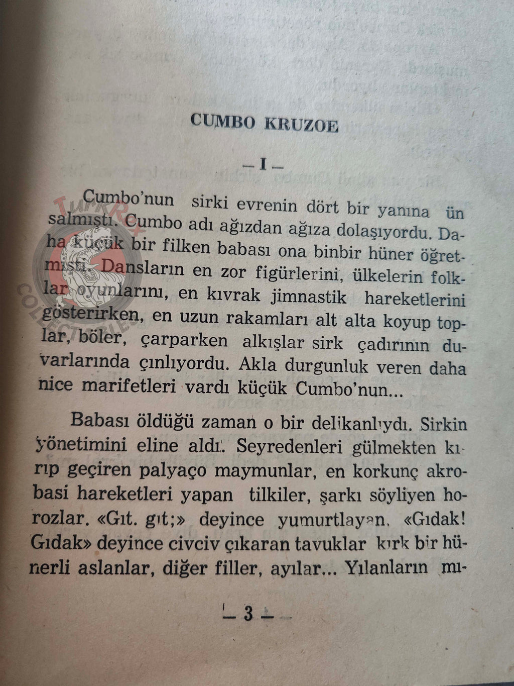 Clifton Bingham – Jumbo Crusoe 1970s Turkish Book Turkey Illustrated