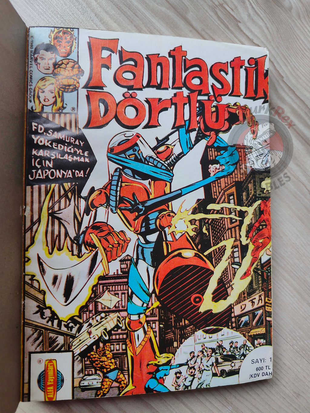 Fantastic Four Volume #6 1989 Turkish Comic Turkey #217 - #220 #225 - #228