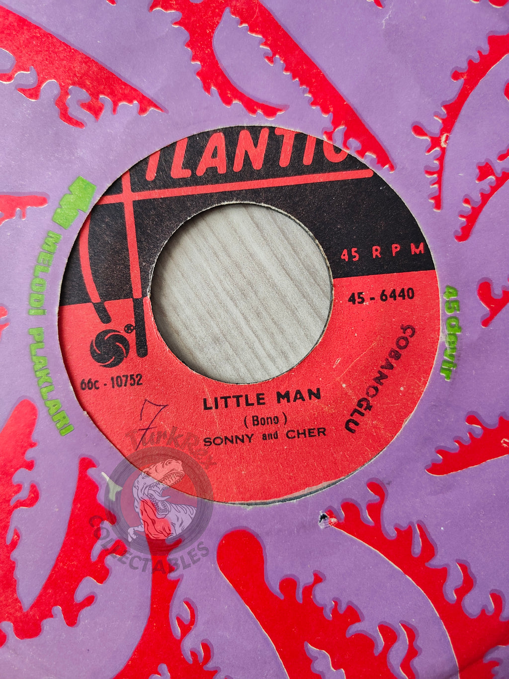 Sonny & Cher – Little Man 7" Turkish Pressing Vinyl Turkey Edition