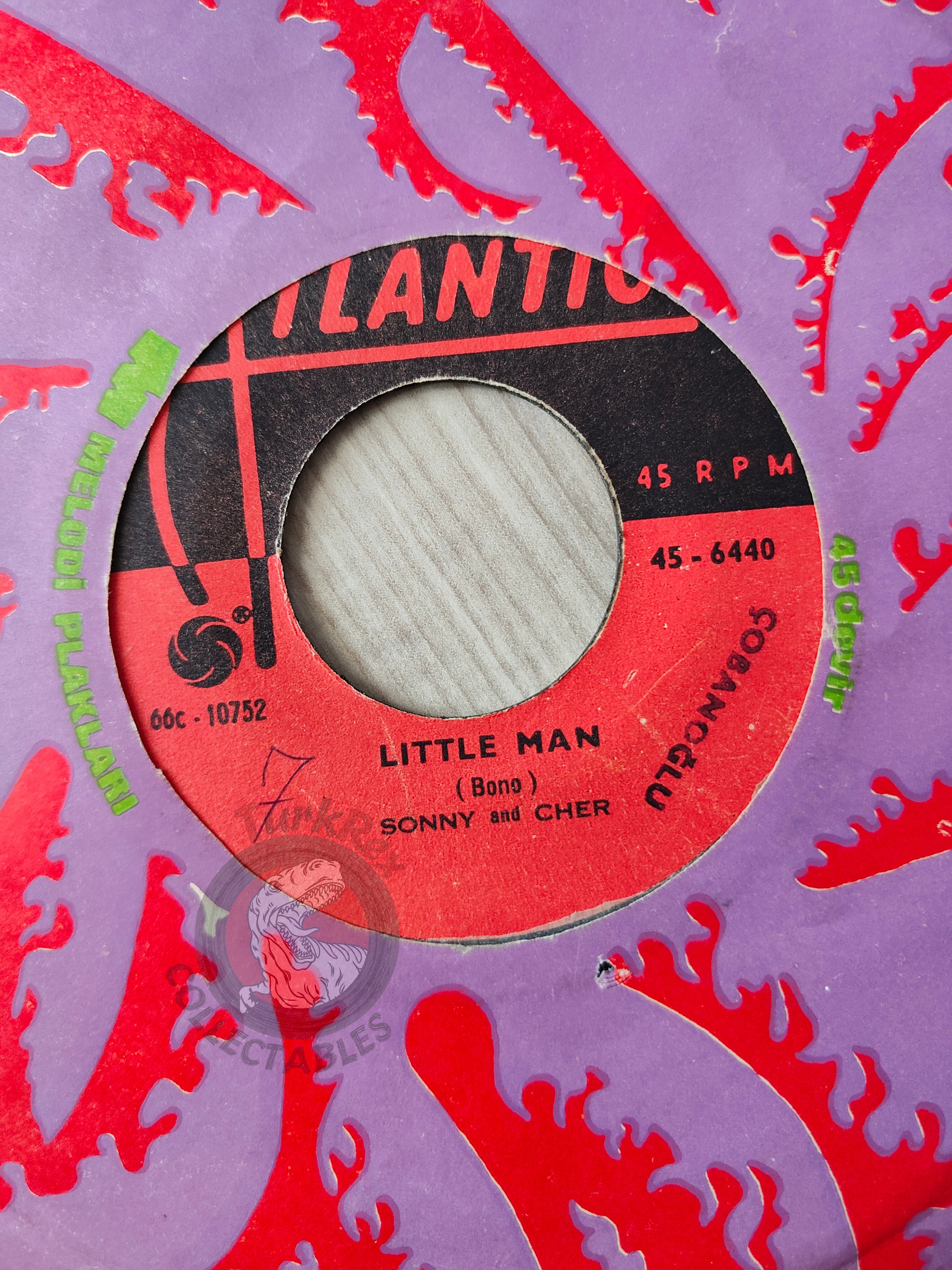 Sonny & Cher – Little Man 7" Turkish Pressing Vinyl Turkey Edition