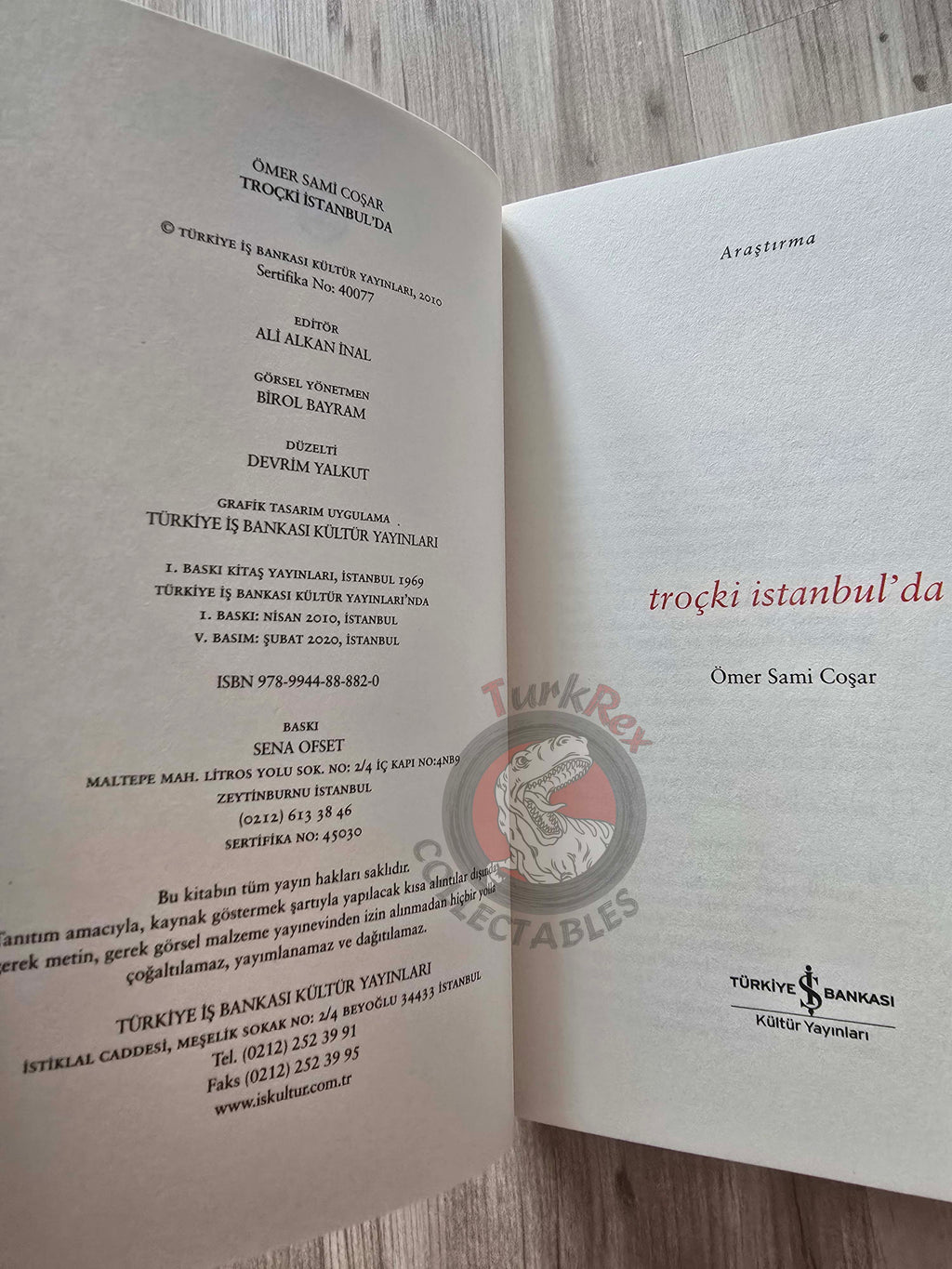 Ömer Sami Coşar – Trotsky in Istanbul 2020 Turkish Book Turkey