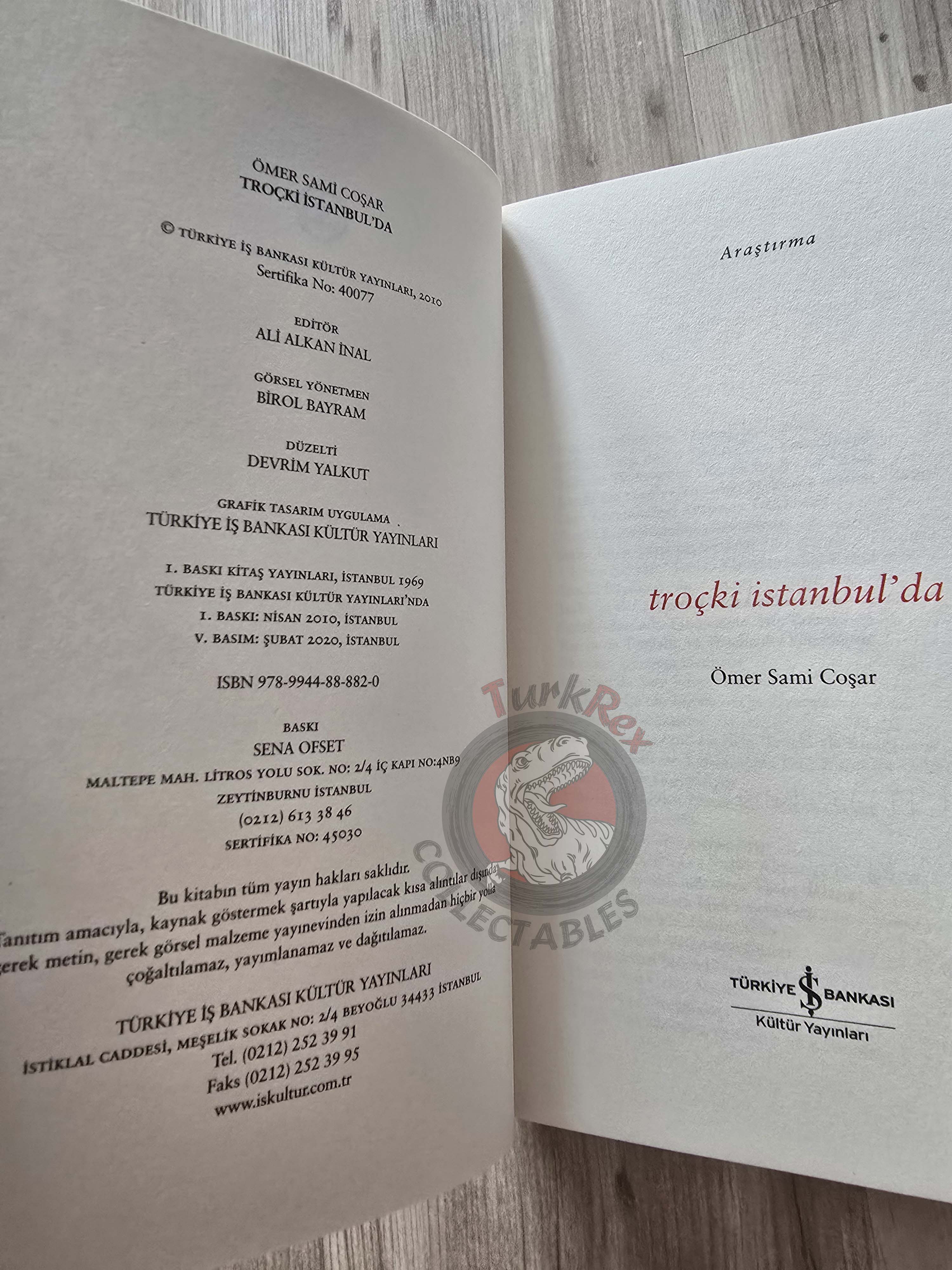 Ömer Sami Coşar – Trotsky in Istanbul 2020 Turkish Book Turkey