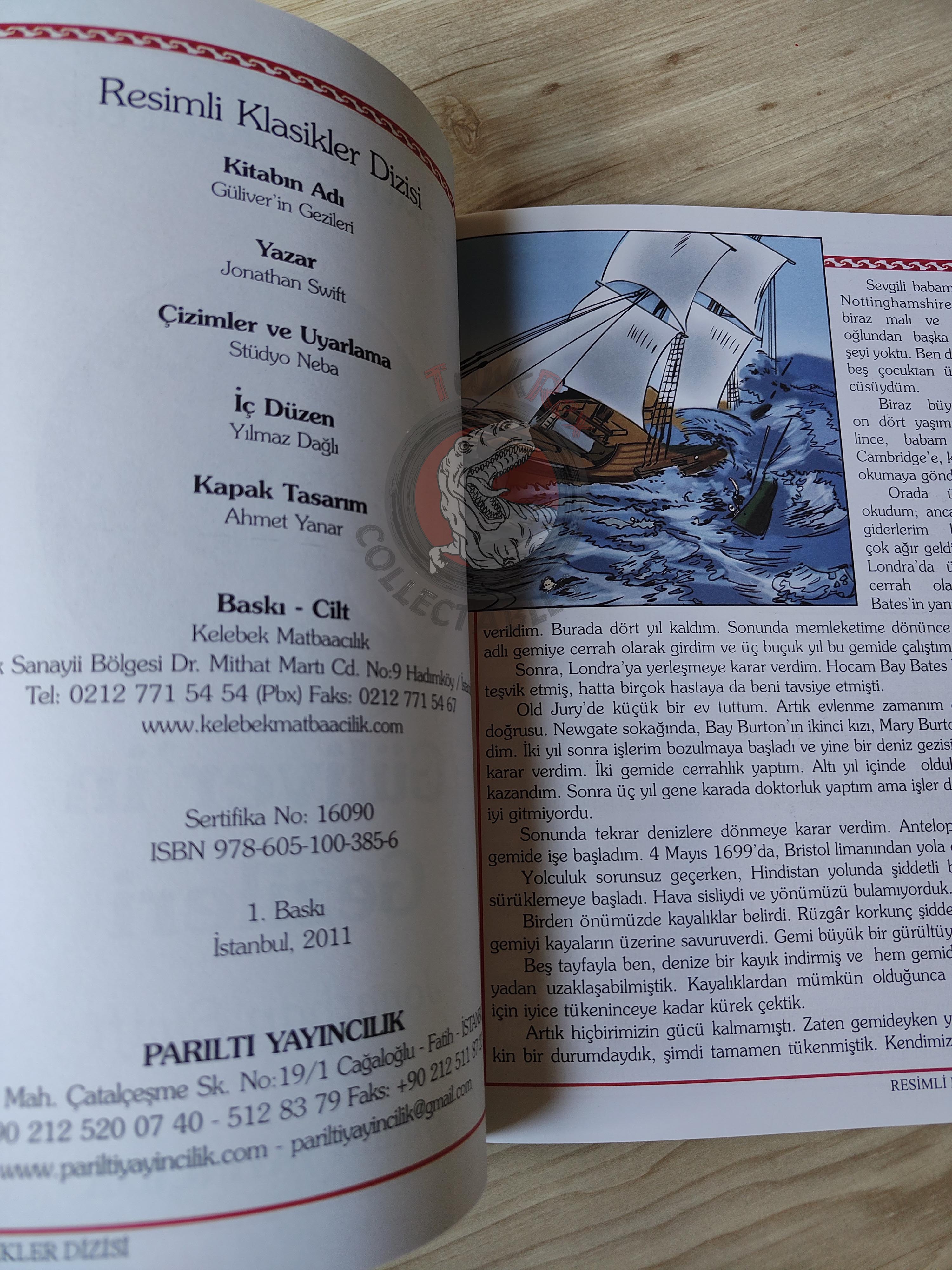 Jonathan Swift – Gulliver's Travels 2011 Turkish Book Turkey Illustrated 1