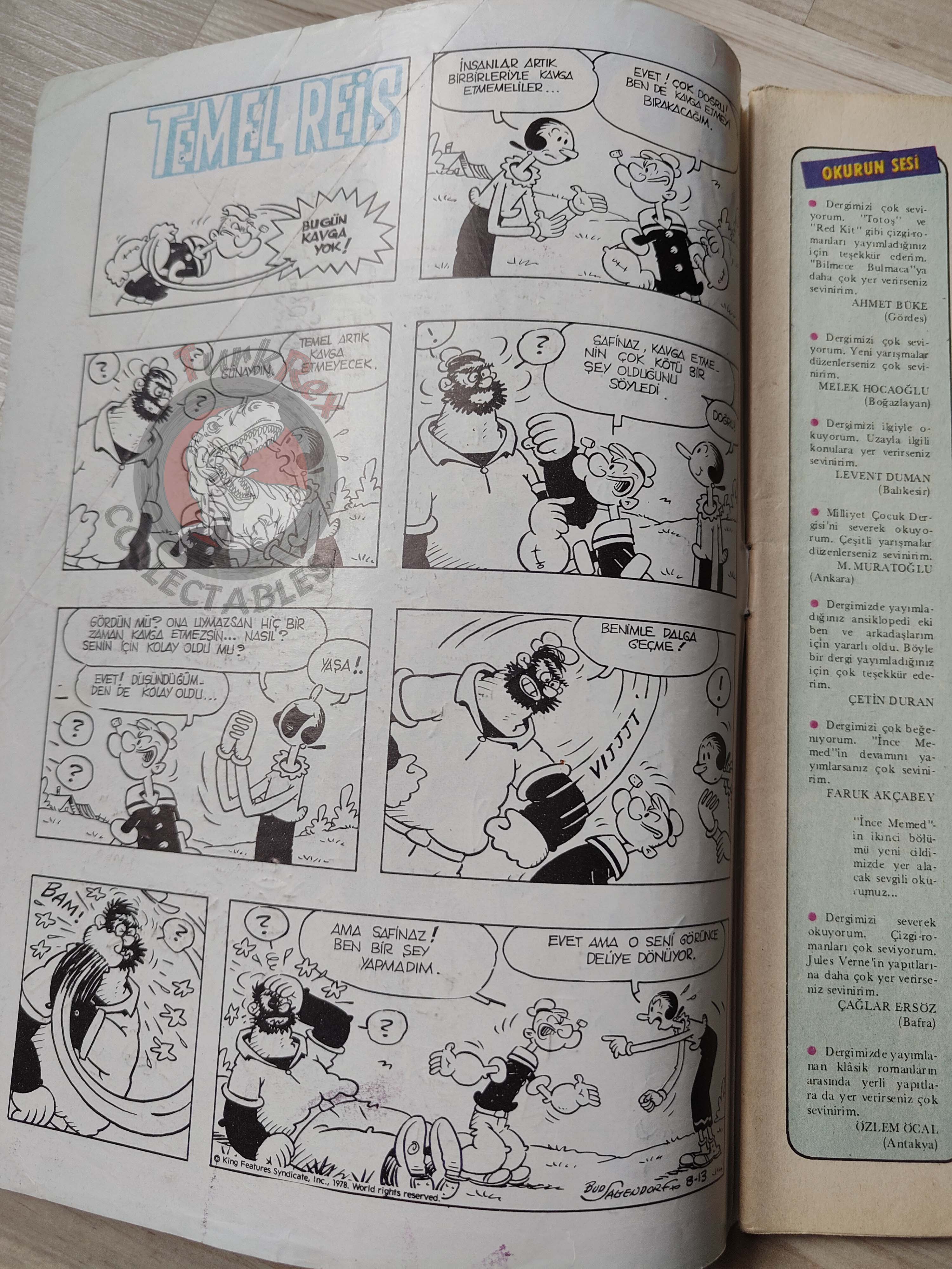 Milliyet Çocuk #53 1979 Turkish Comic Turkey Joyas Literarias Juveniles #109 Aldo Brunetti