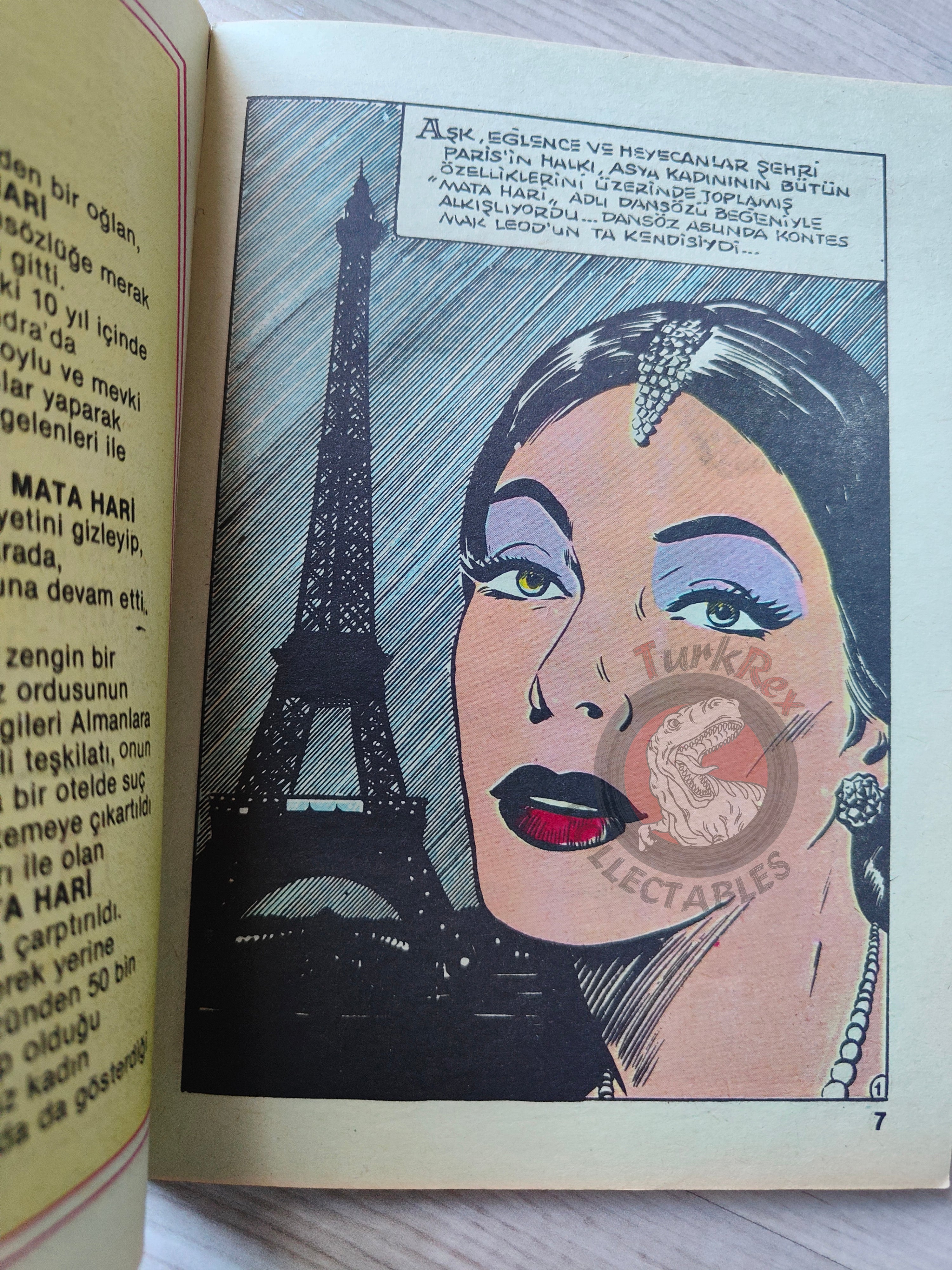 Mata Hari Turkish Comic Turkey Classics Illustrated