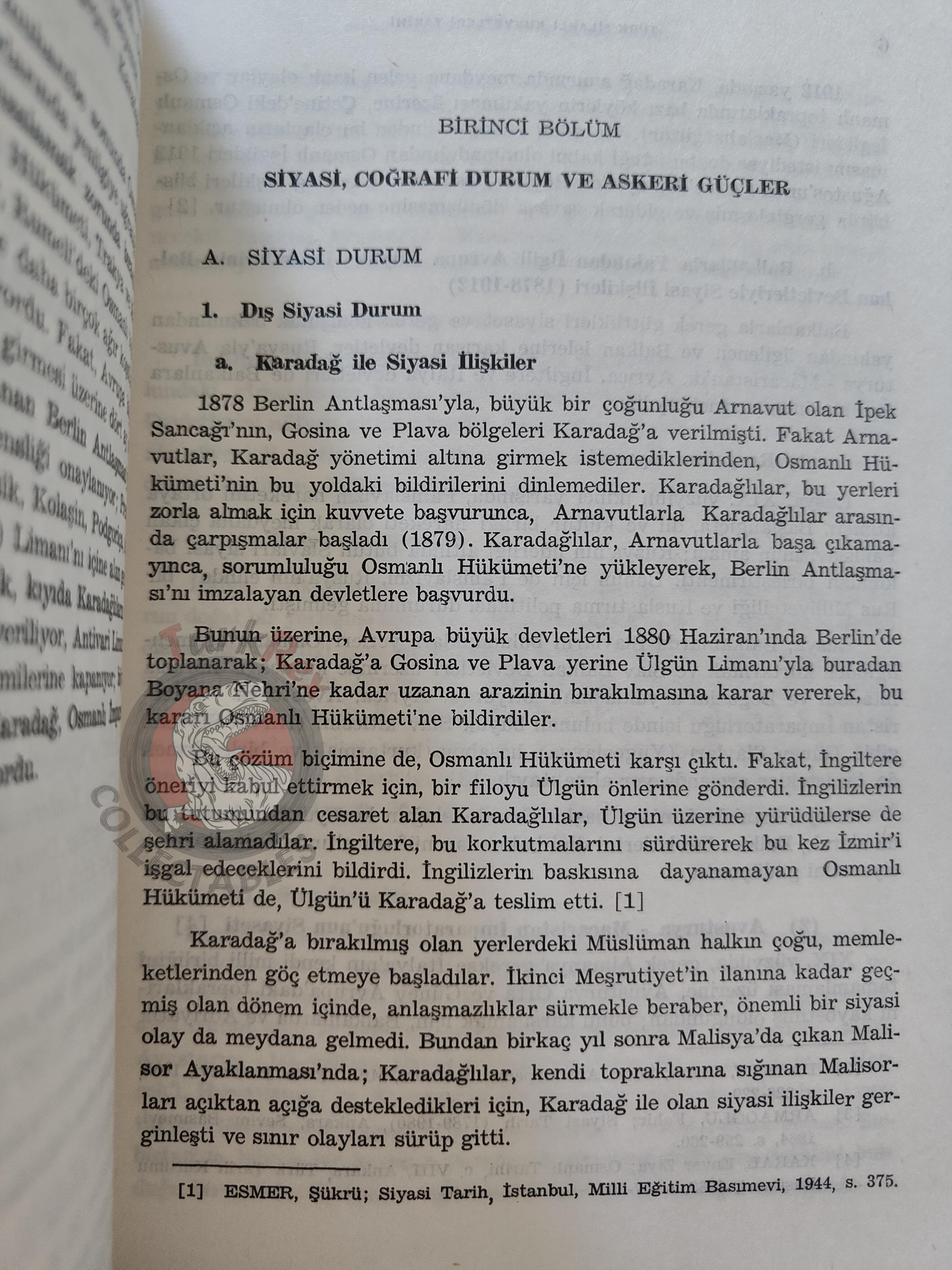 Balkan War Western Army Montenegro Front 1980 Turkish Book Military Ottoman Empire Maps