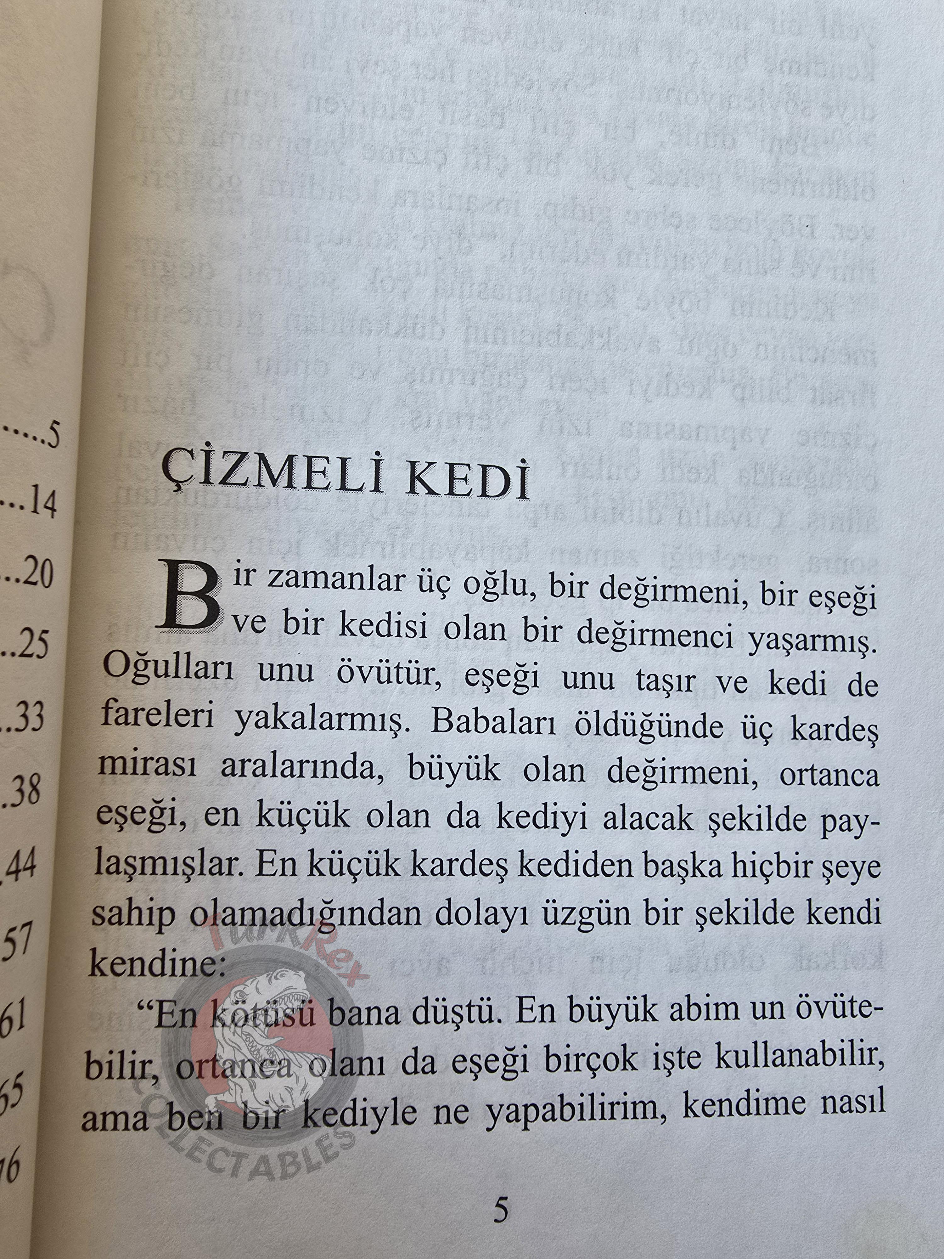Puss in Boots – Grimm Brothers 2005 Turkish Book Turkey Illustrated